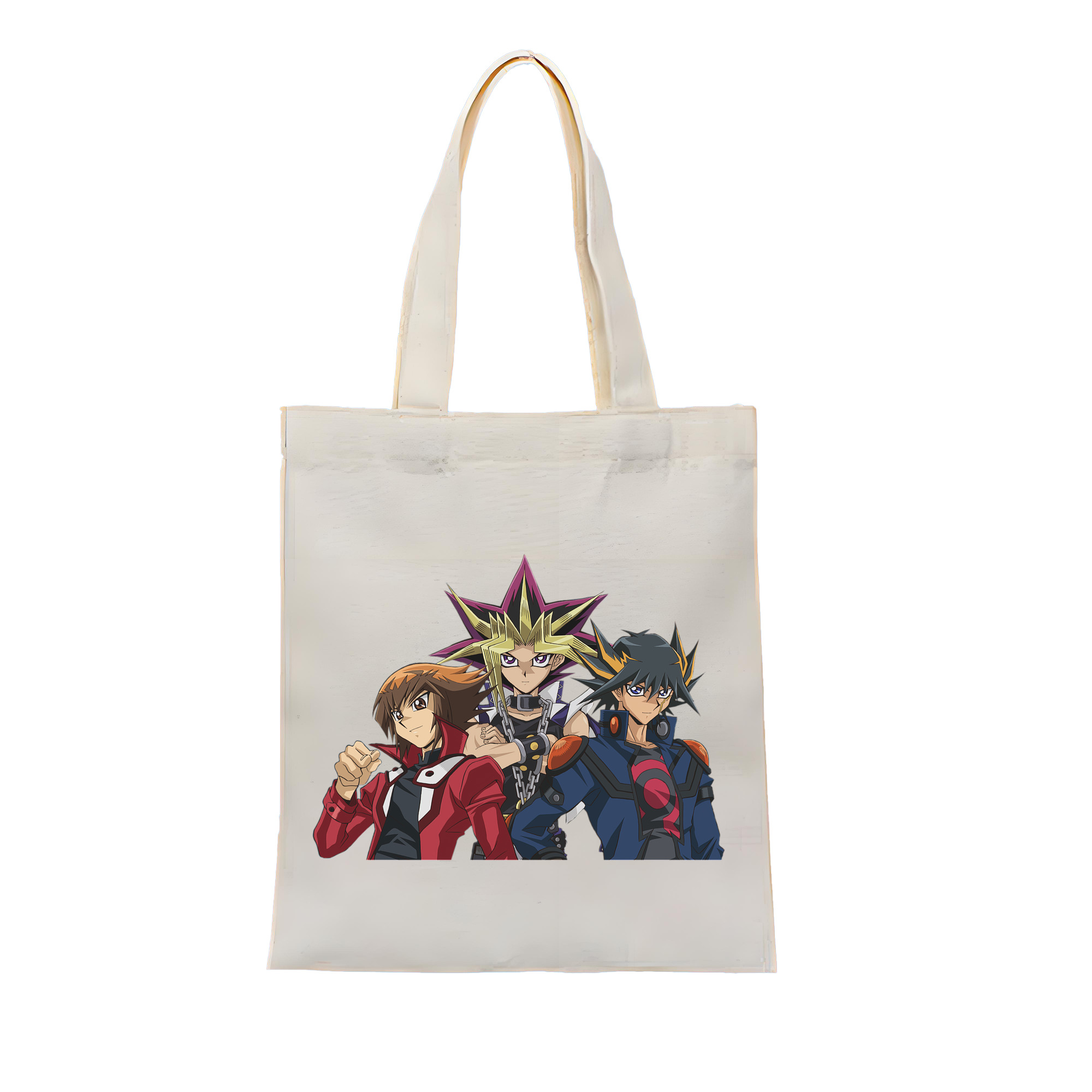 （画像用） 遊☆戯☆王 Yu-Gi-Oh! 縦型キャンバス生地手提げバッグ　トートバッグ