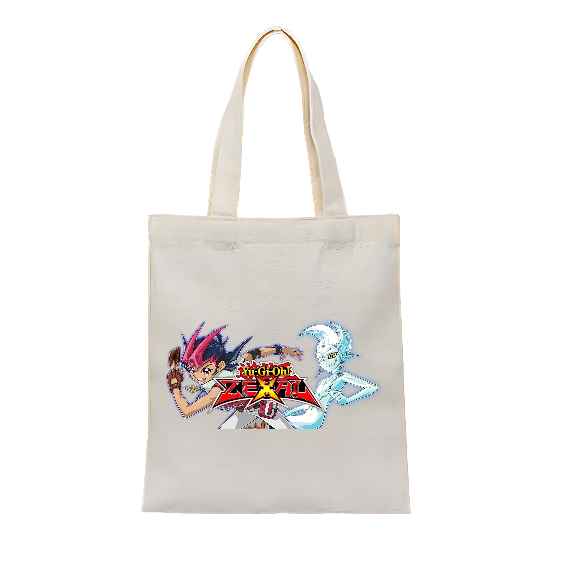（画像用） 遊☆戯☆王 Yu-Gi-Oh! 縦型キャンバス生地手提げバッグ　トートバッグ