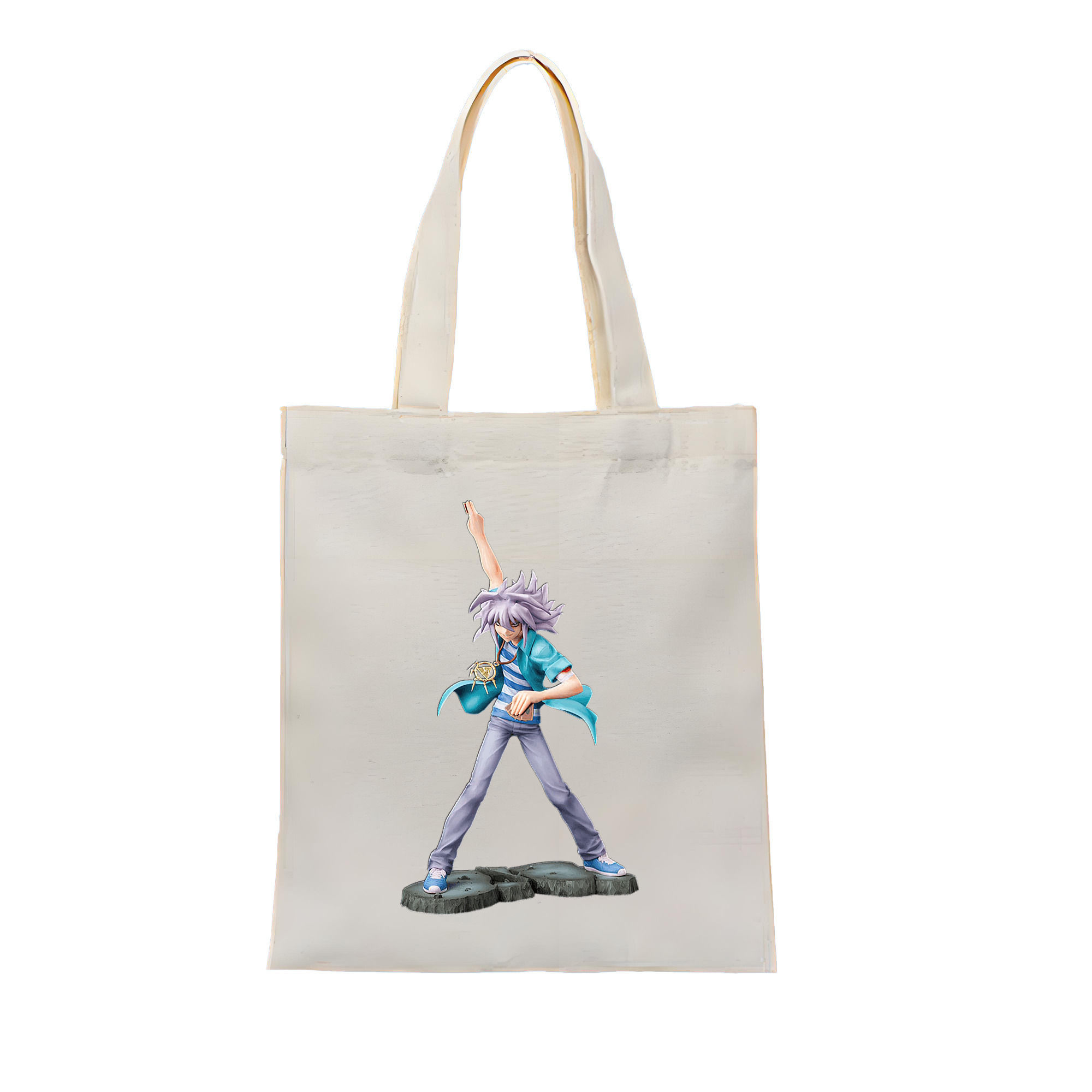 （画像用） 遊☆戯☆王 Yu-Gi-Oh! 縦型キャンバス生地手提げバッグ　トートバッグ