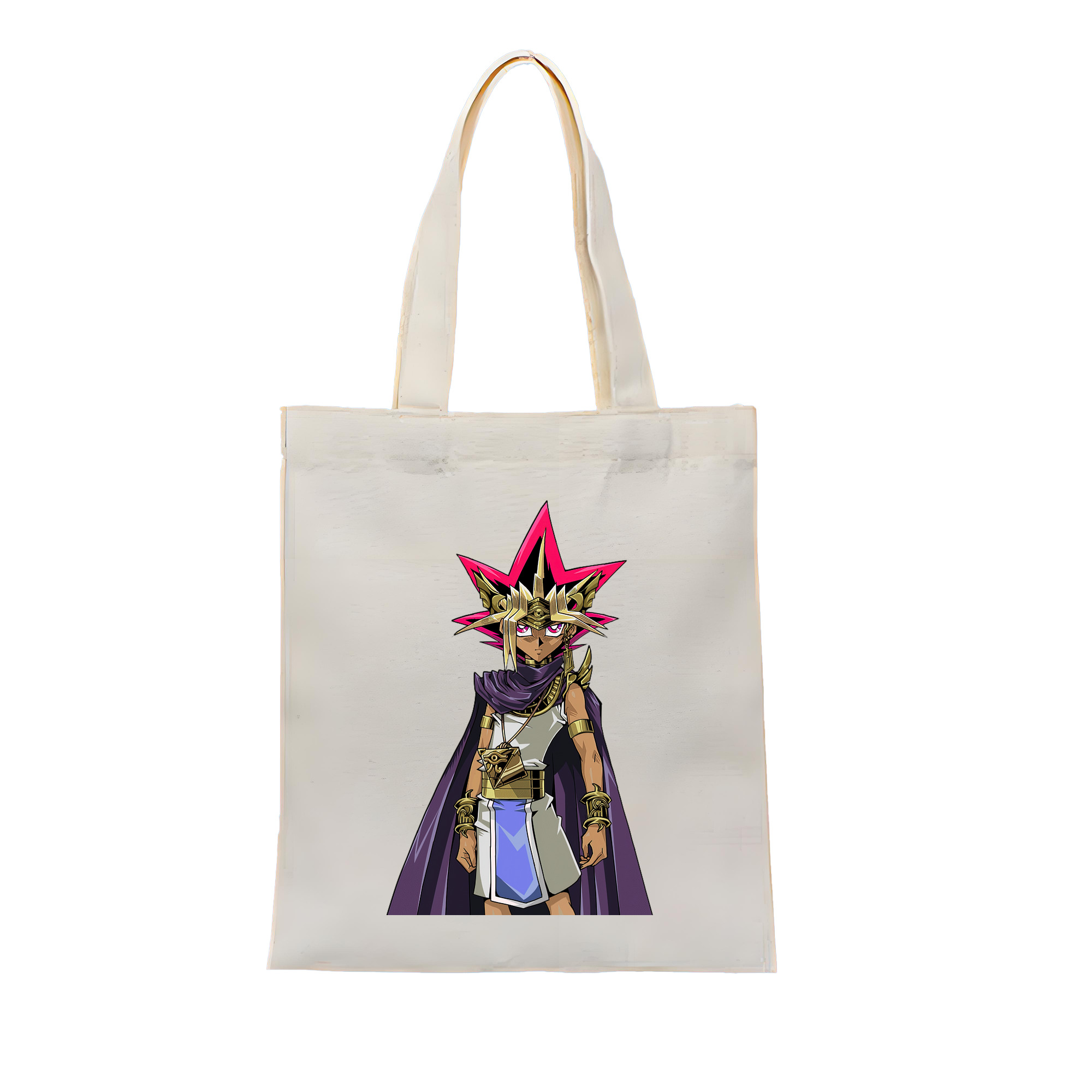 （画像用） 遊☆戯☆王 Yu-Gi-Oh! 縦型キャンバス生地手提げバッグ　トートバッグ