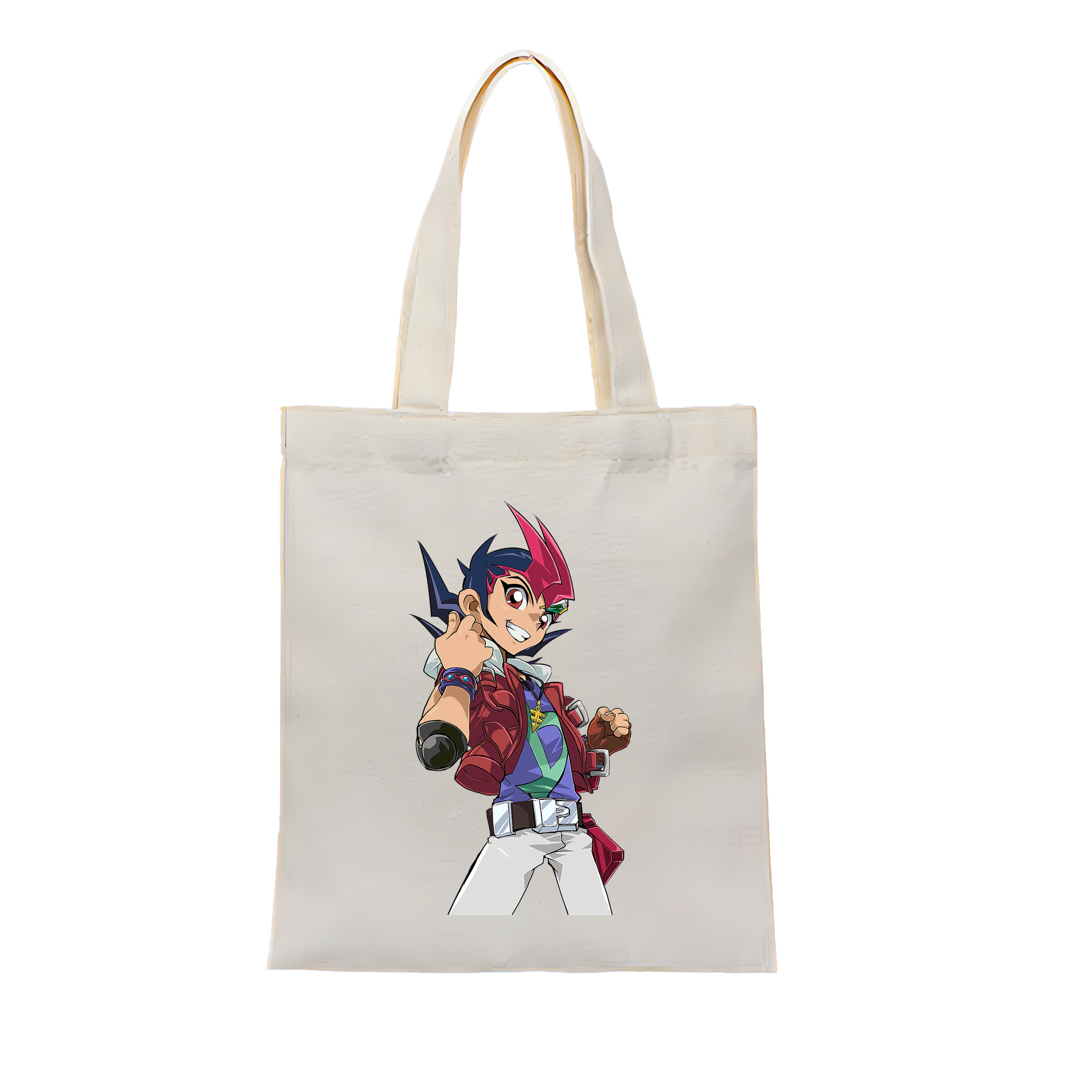 （画像用） 遊☆戯☆王 Yu-Gi-Oh! 縦型キャンバス生地手提げバッグ　トートバッグ