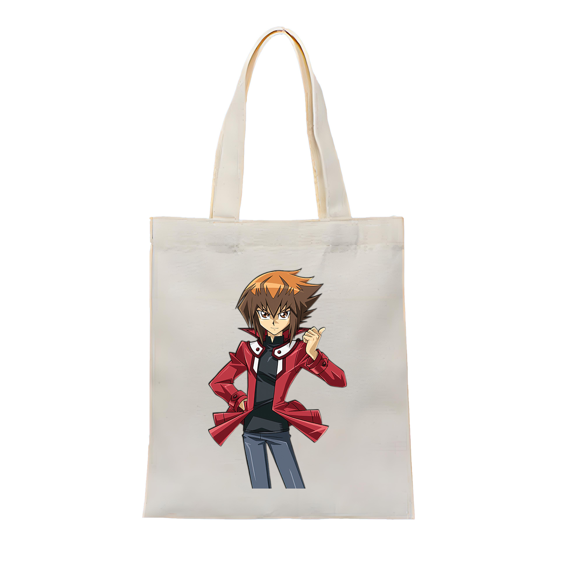 （画像用） 遊☆戯☆王 Yu-Gi-Oh! 縦型キャンバス生地手提げバッグ　トートバッグ