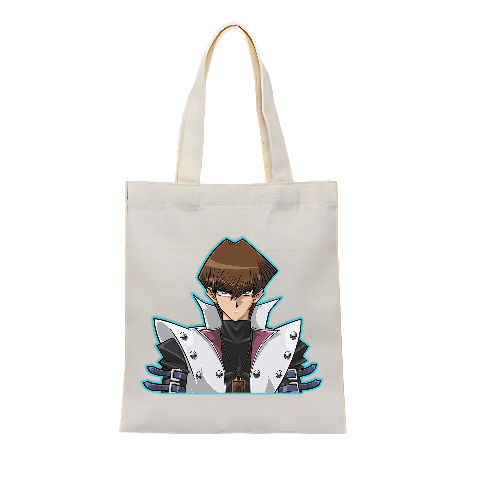 （画像用） 遊☆戯☆王 Yu-Gi-Oh! 縦型キャンバス生地手提げバッグ　トートバッグ