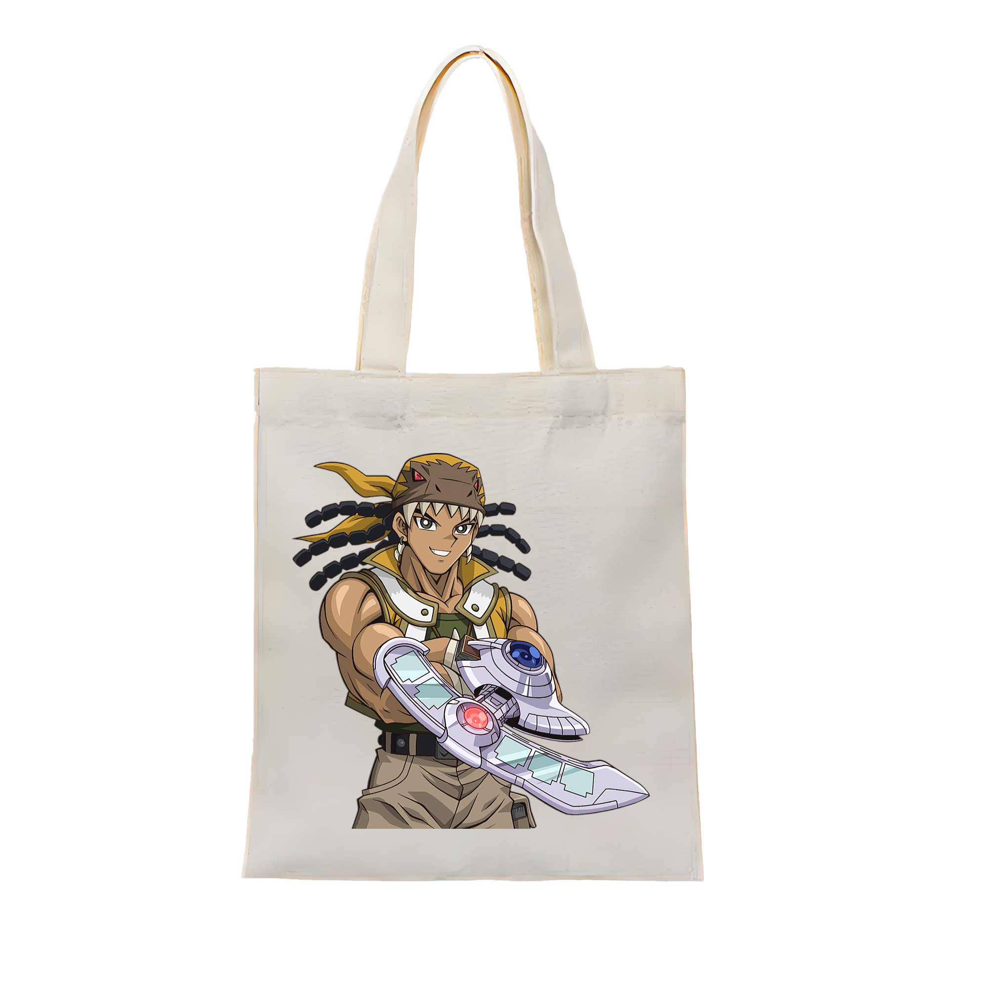 （画像用） 遊☆戯☆王 Yu-Gi-Oh! 縦型キャンバス生地手提げバッグ　トートバッグ