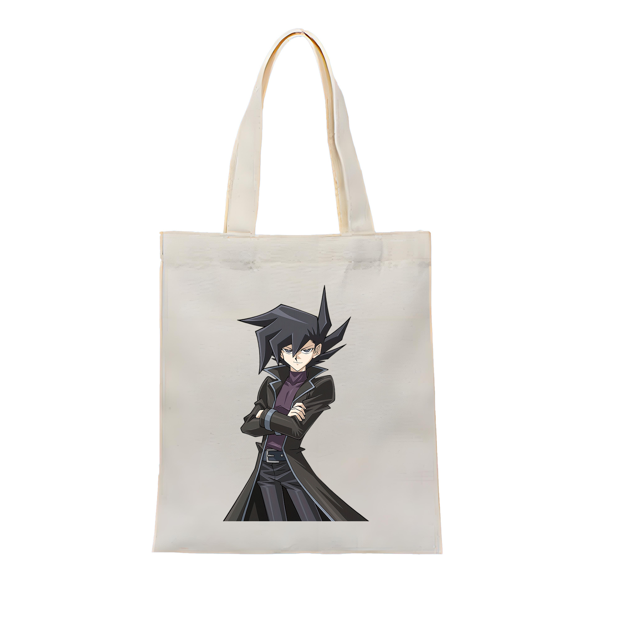 （画像用） 遊☆戯☆王 Yu-Gi-Oh! 縦型キャンバス生地手提げバッグ　トートバッグ