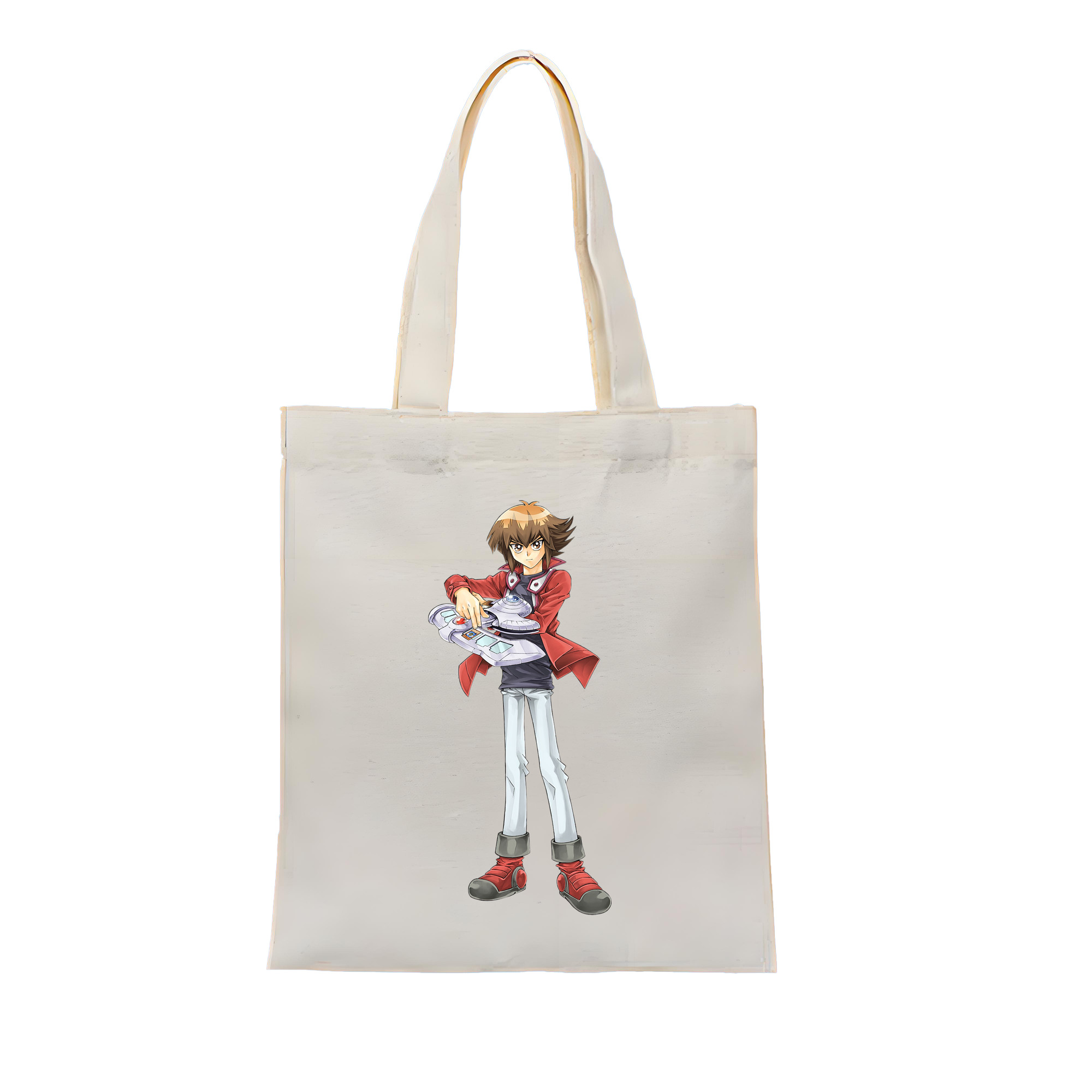 （画像用） 遊☆戯☆王 Yu-Gi-Oh! 縦型キャンバス生地手提げバッグ　トートバッグ