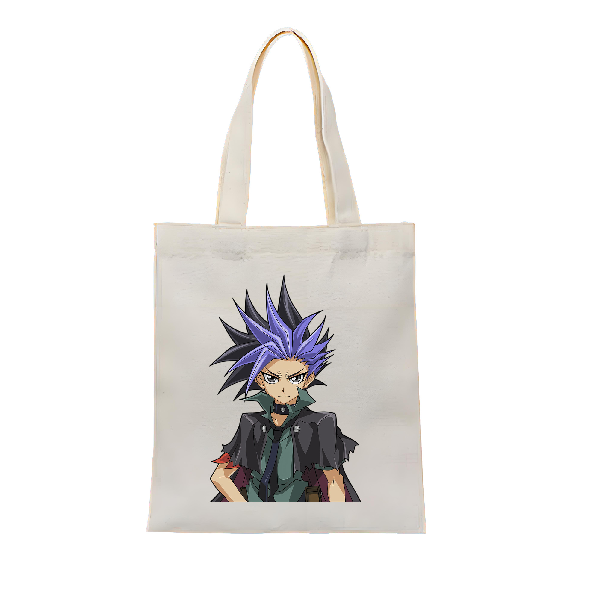 （画像用） 遊☆戯☆王 Yu-Gi-Oh! 縦型キャンバス生地手提げバッグ　トートバッグ
