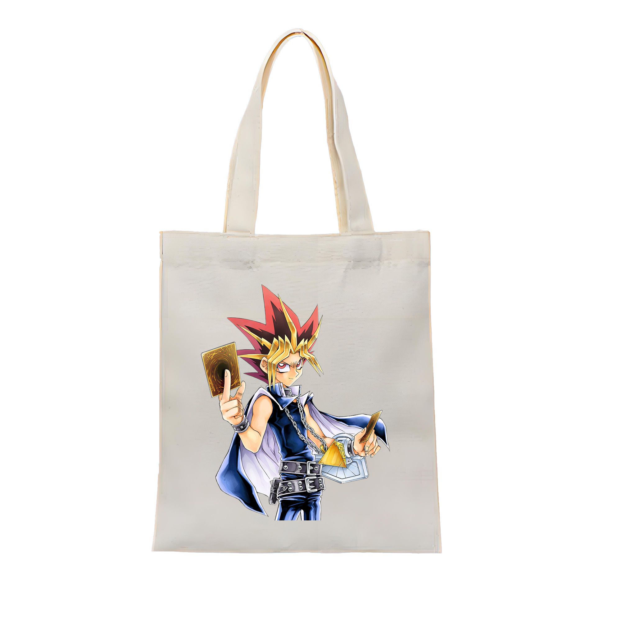 （画像用） 遊☆戯☆王 Yu-Gi-Oh! 縦型キャンバス生地手提げバッグ　トートバッグ