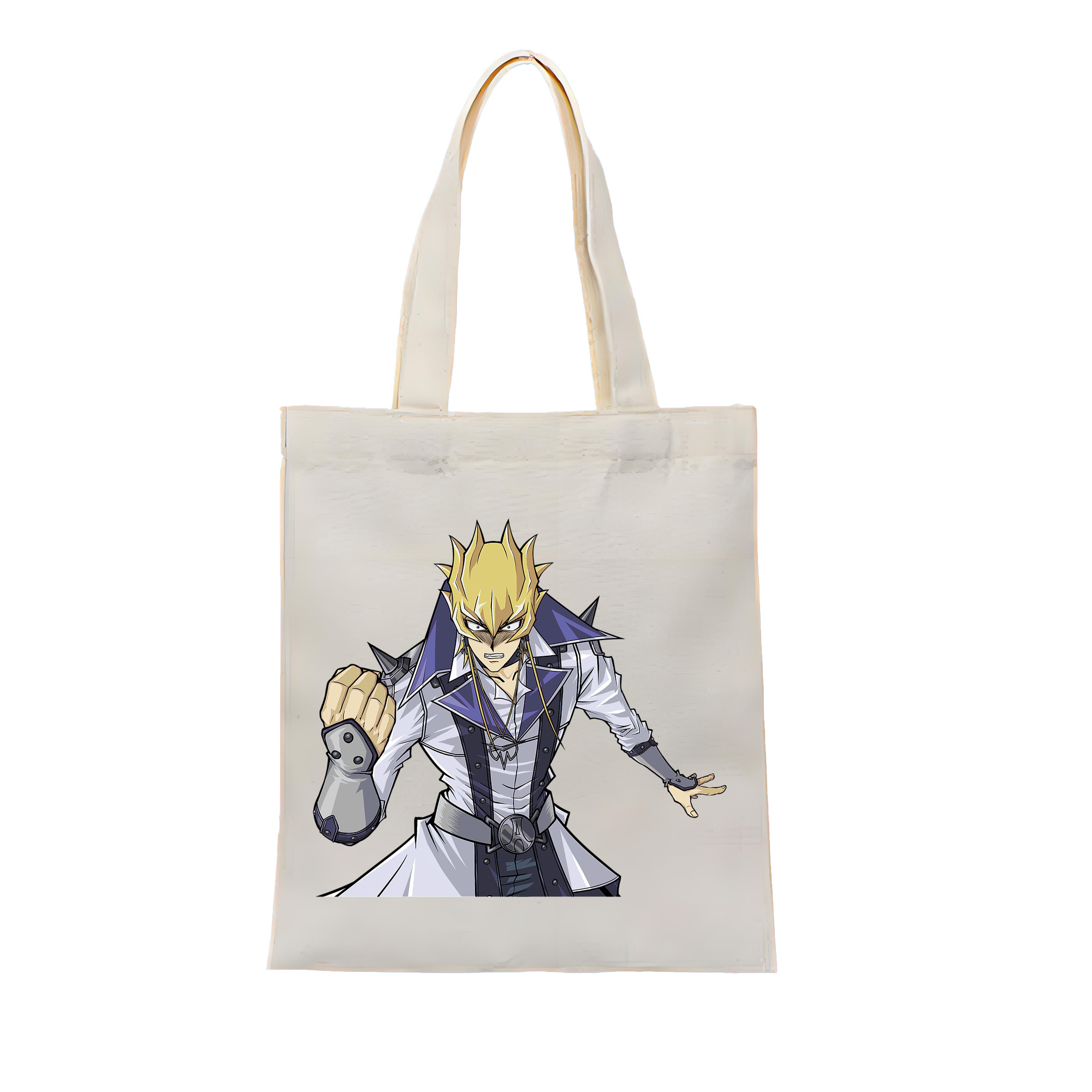 （画像用） 遊☆戯☆王 Yu-Gi-Oh! 縦型キャンバス生地手提げバッグ　トートバッグ