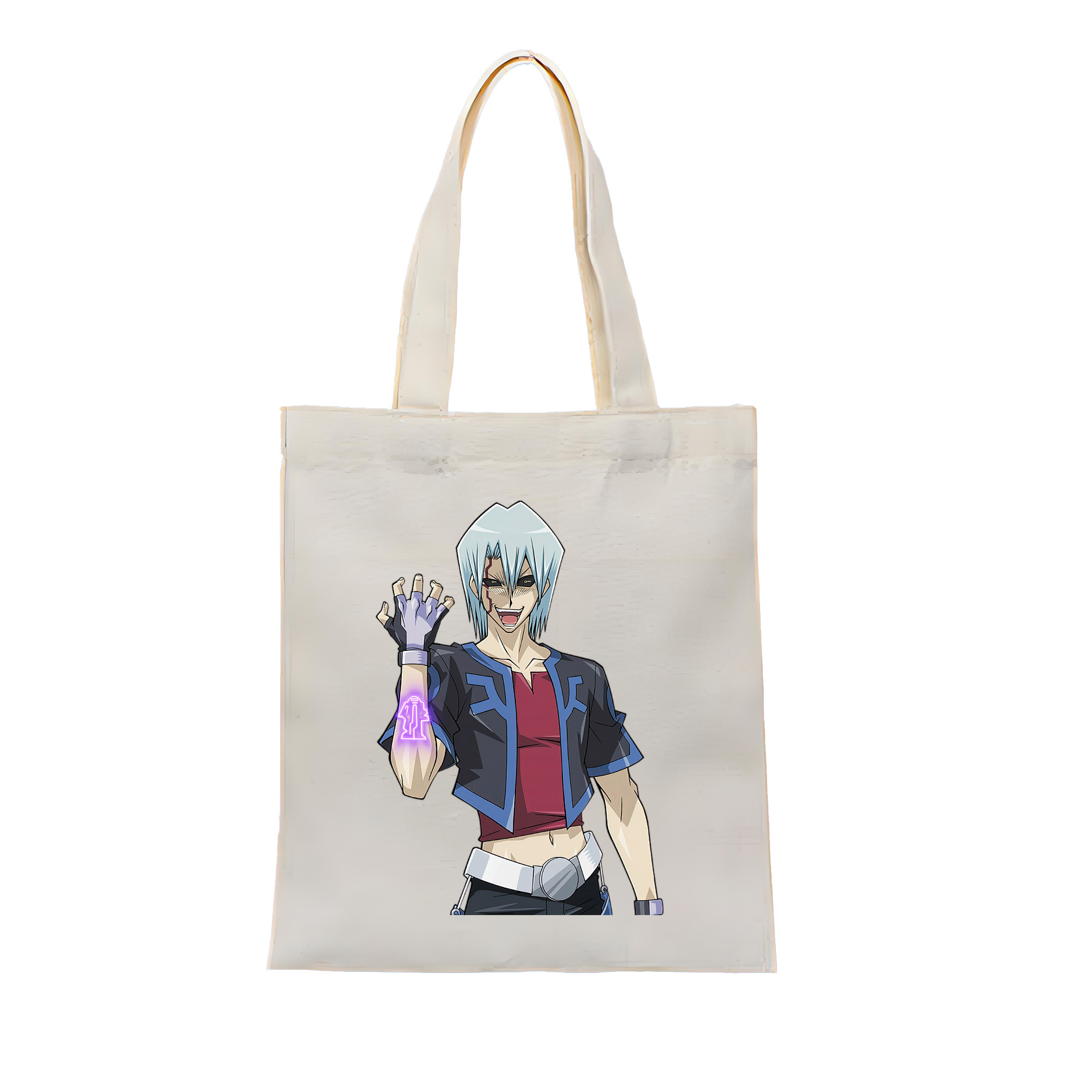 （画像用） 遊☆戯☆王 Yu-Gi-Oh! 縦型キャンバス生地手提げバッグ　トートバッグ