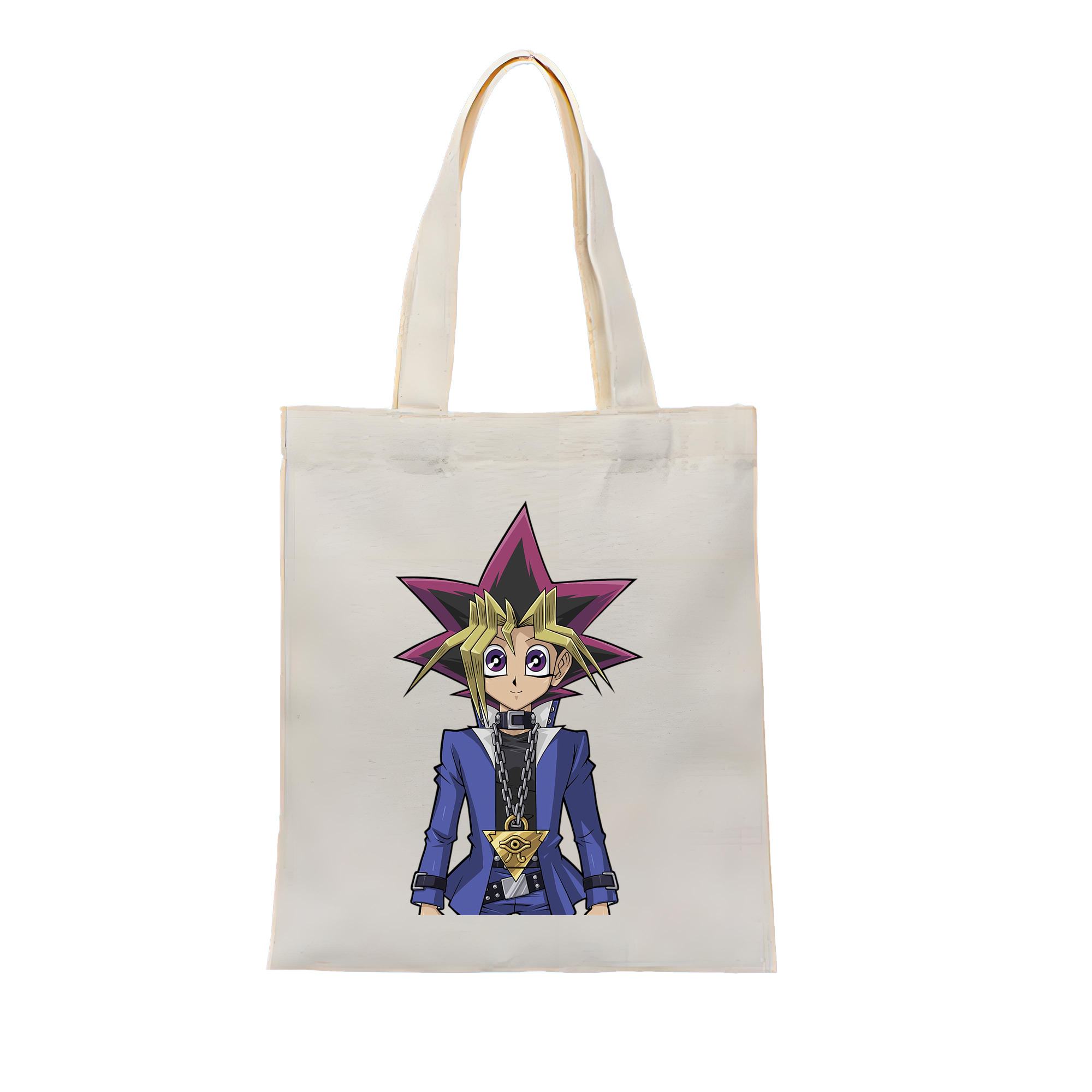 （画像用） 遊☆戯☆王 Yu-Gi-Oh! 縦型キャンバス生地手提げバッグ　トートバッグ