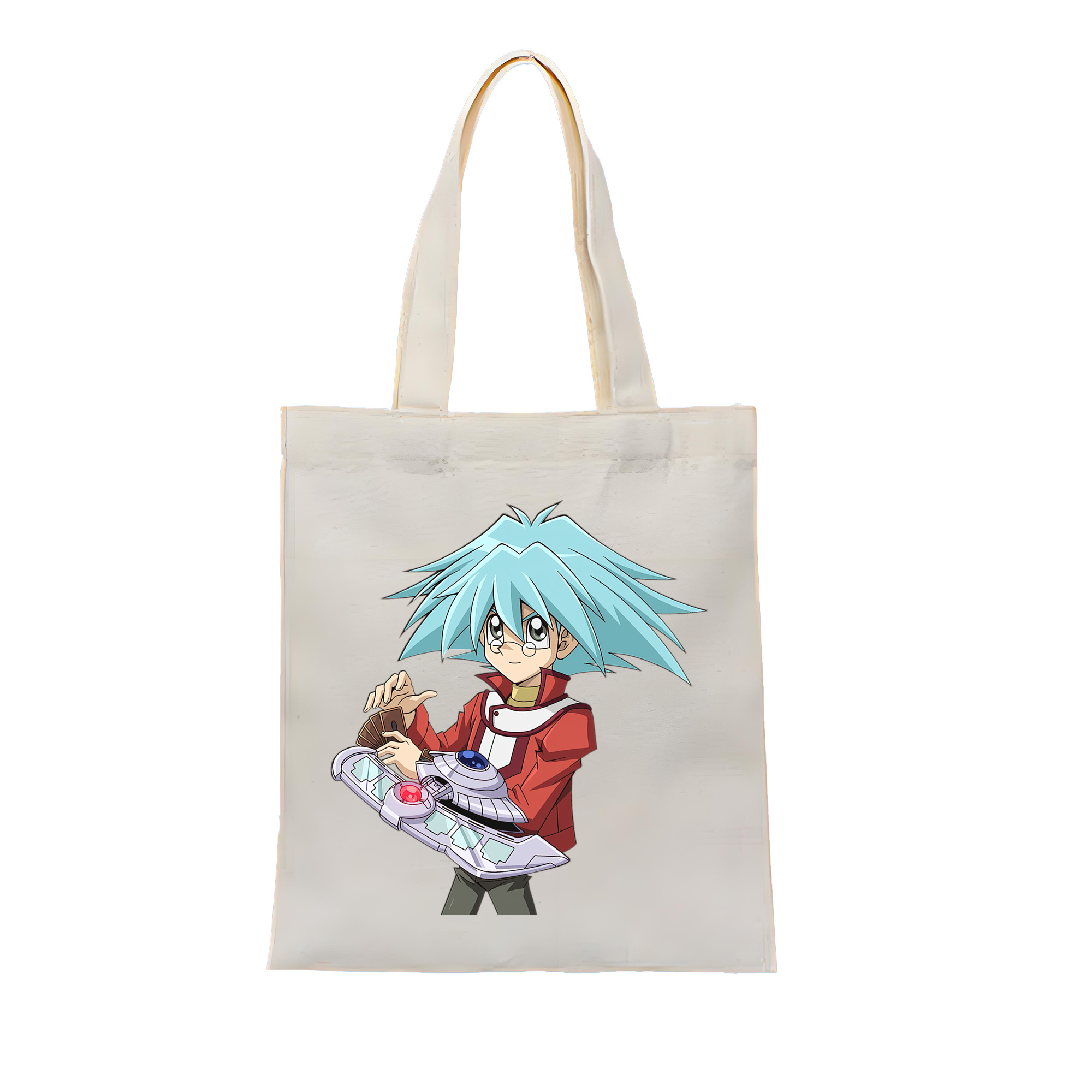 （画像用） 遊☆戯☆王 Yu-Gi-Oh! 縦型キャンバス生地手提げバッグ　トートバッグ