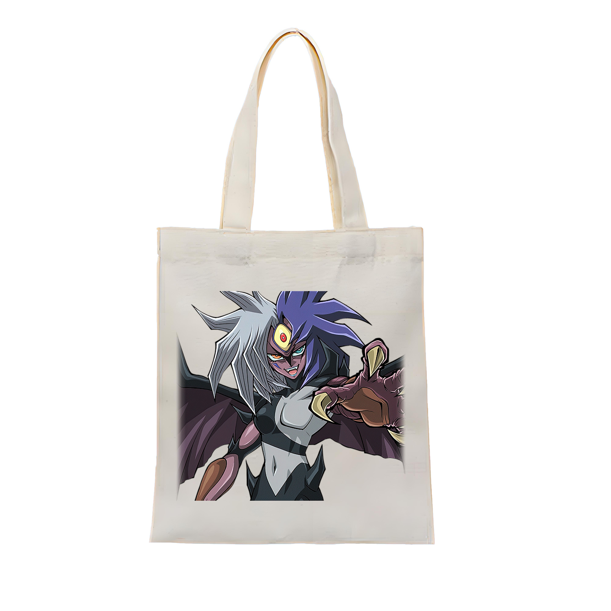 （画像用） 遊☆戯☆王 Yu-Gi-Oh! 縦型キャンバス生地手提げバッグ　トートバッグ