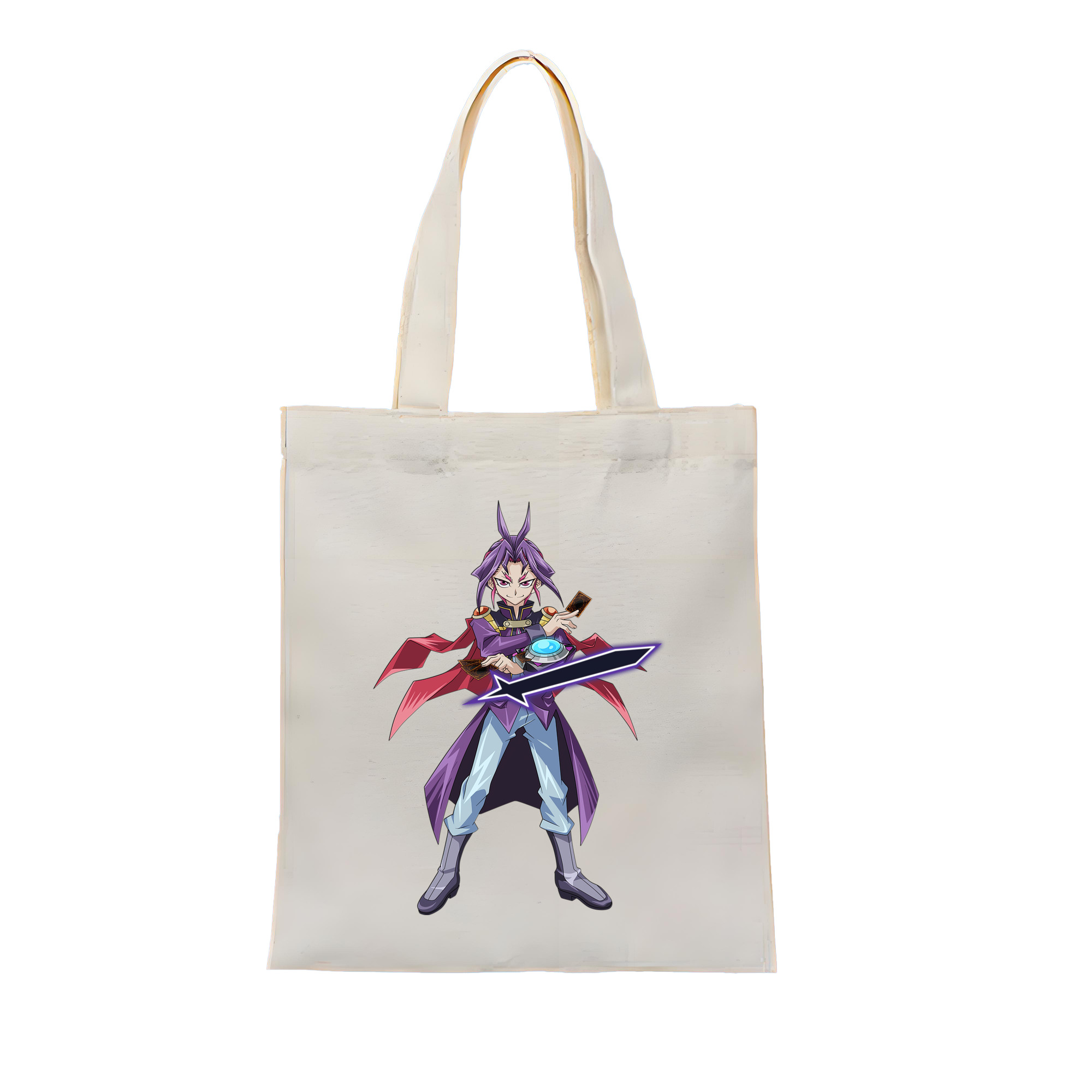 （画像用） 遊☆戯☆王 Yu-Gi-Oh! 縦型キャンバス生地手提げバッグ　トートバッグ