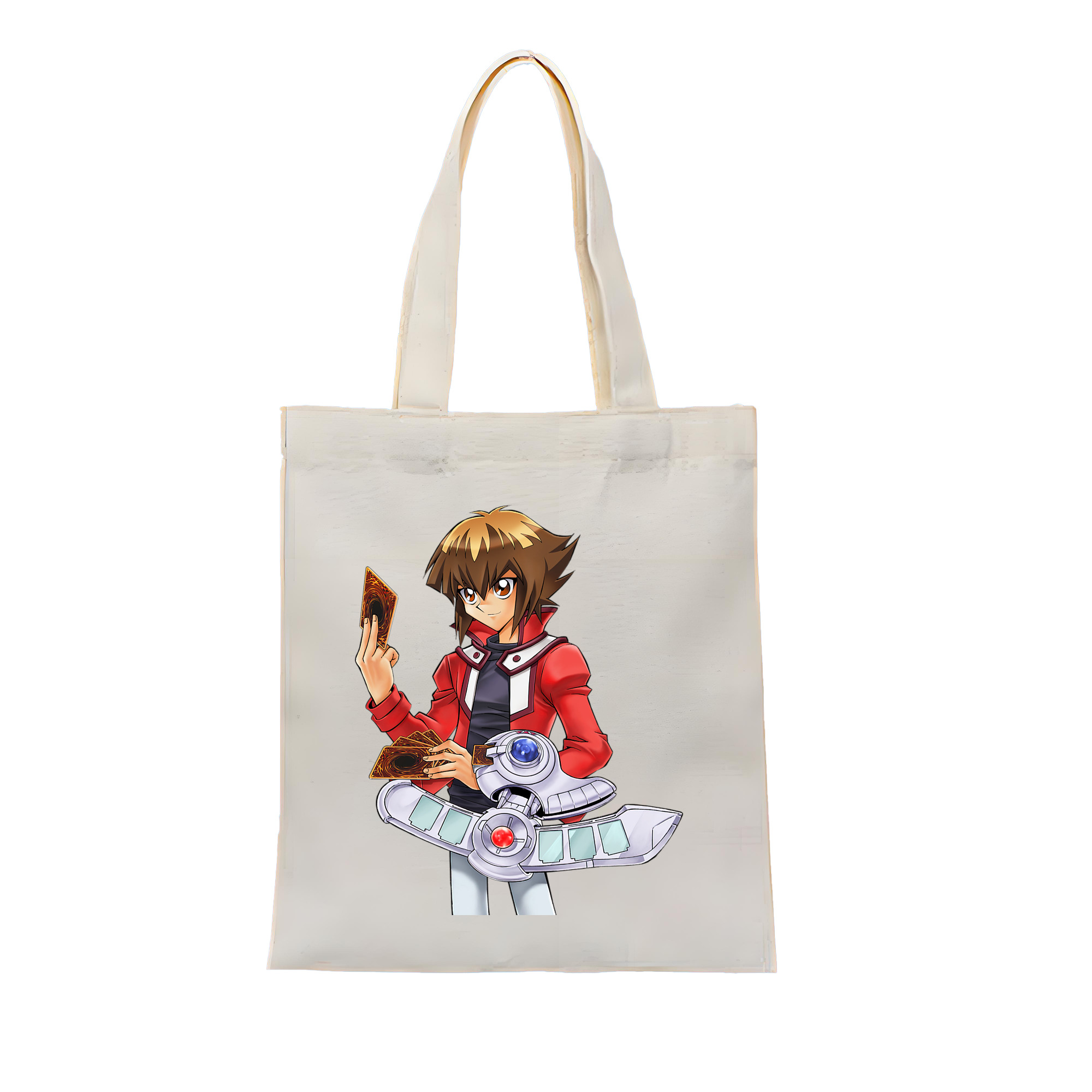 （画像用） 遊☆戯☆王 Yu-Gi-Oh! 縦型キャンバス生地手提げバッグ　トートバッグ