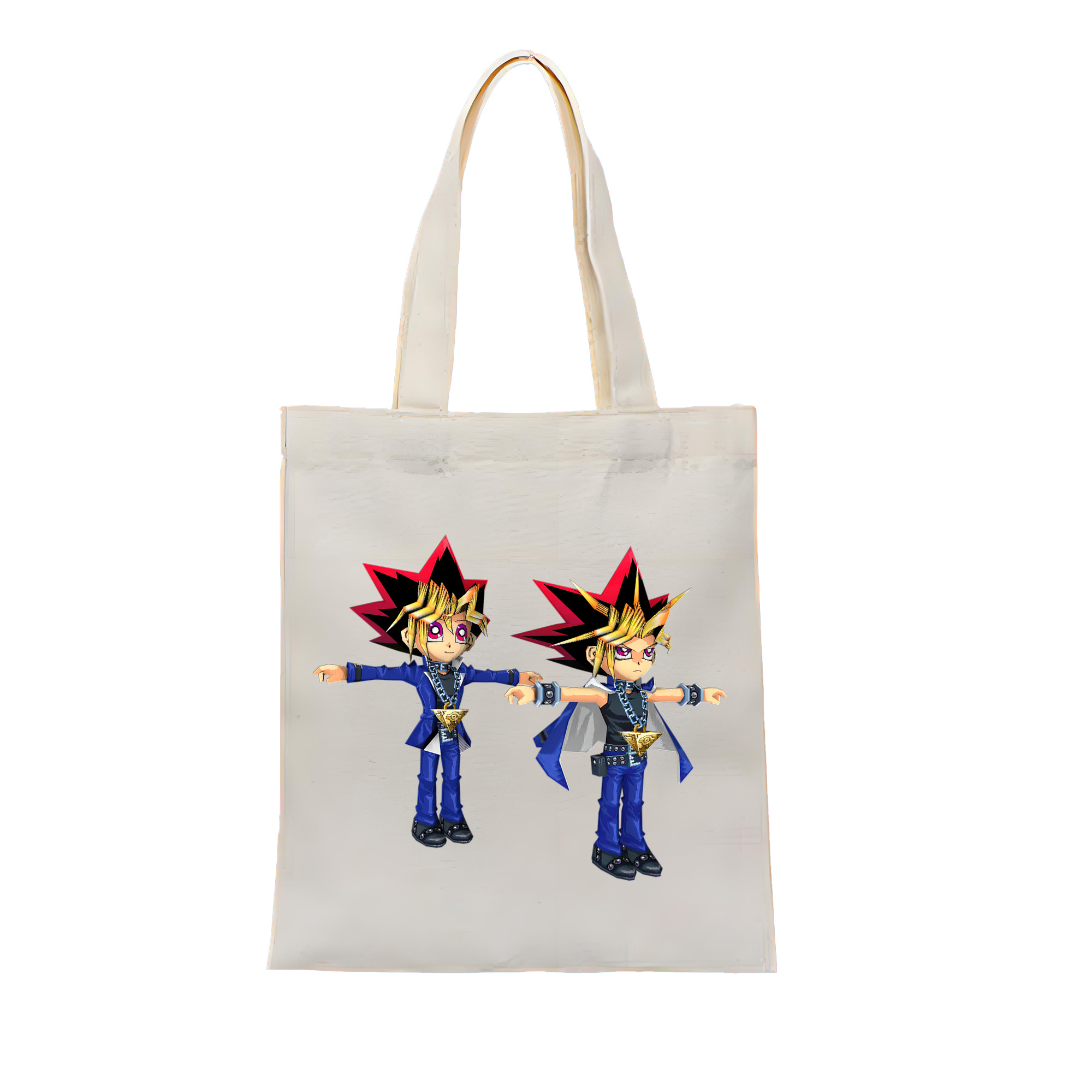 （画像用） 遊☆戯☆王 Yu-Gi-Oh! 縦型キャンバス生地手提げバッグ　トートバッグ