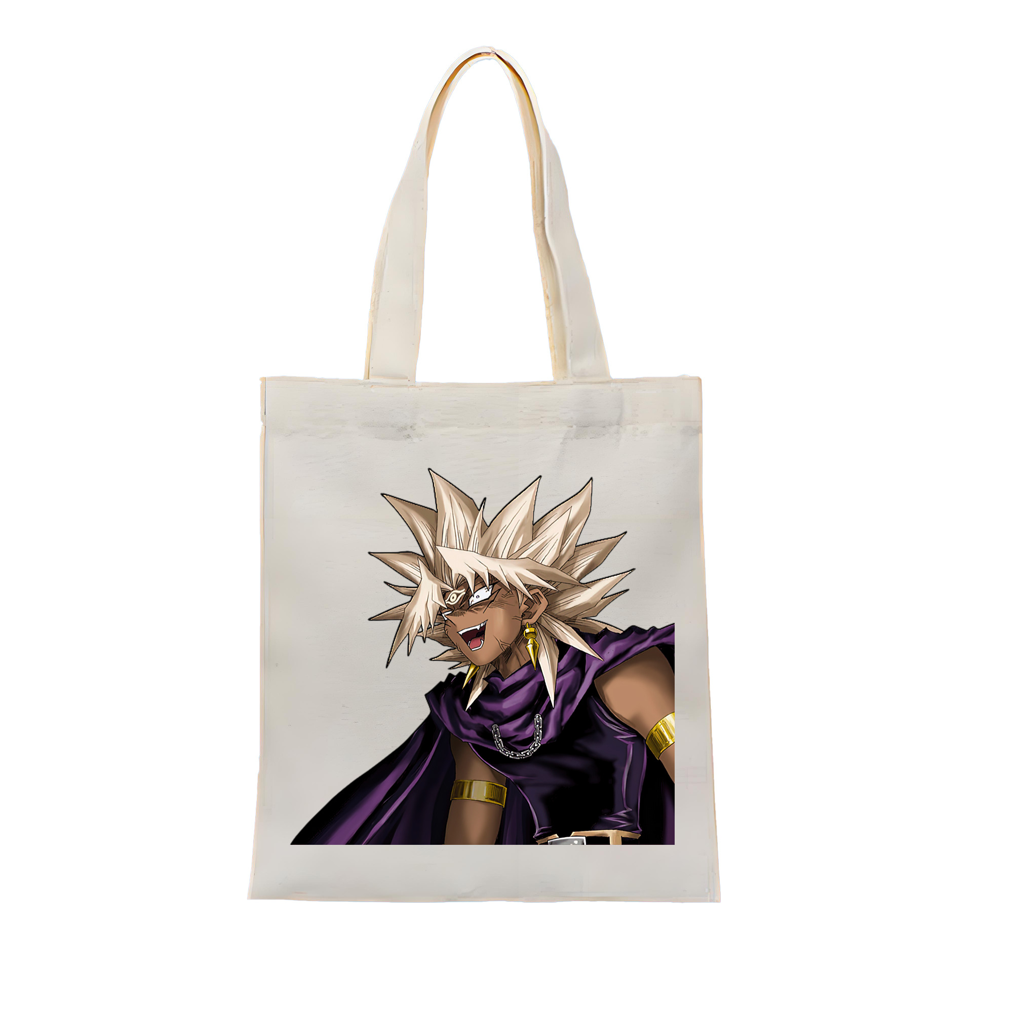 （画像用） 遊☆戯☆王 Yu-Gi-Oh! 縦型キャンバス生地手提げバッグ　トートバッグ