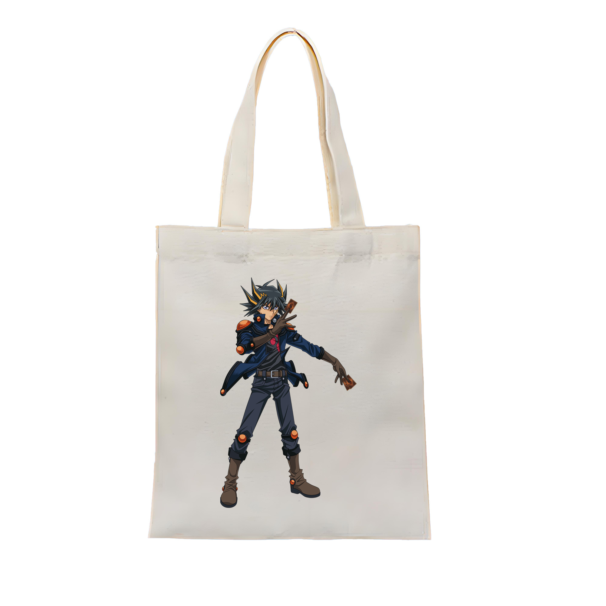 （画像用） 遊☆戯☆王 Yu-Gi-Oh! 縦型キャンバス生地手提げバッグ　トートバッグ
