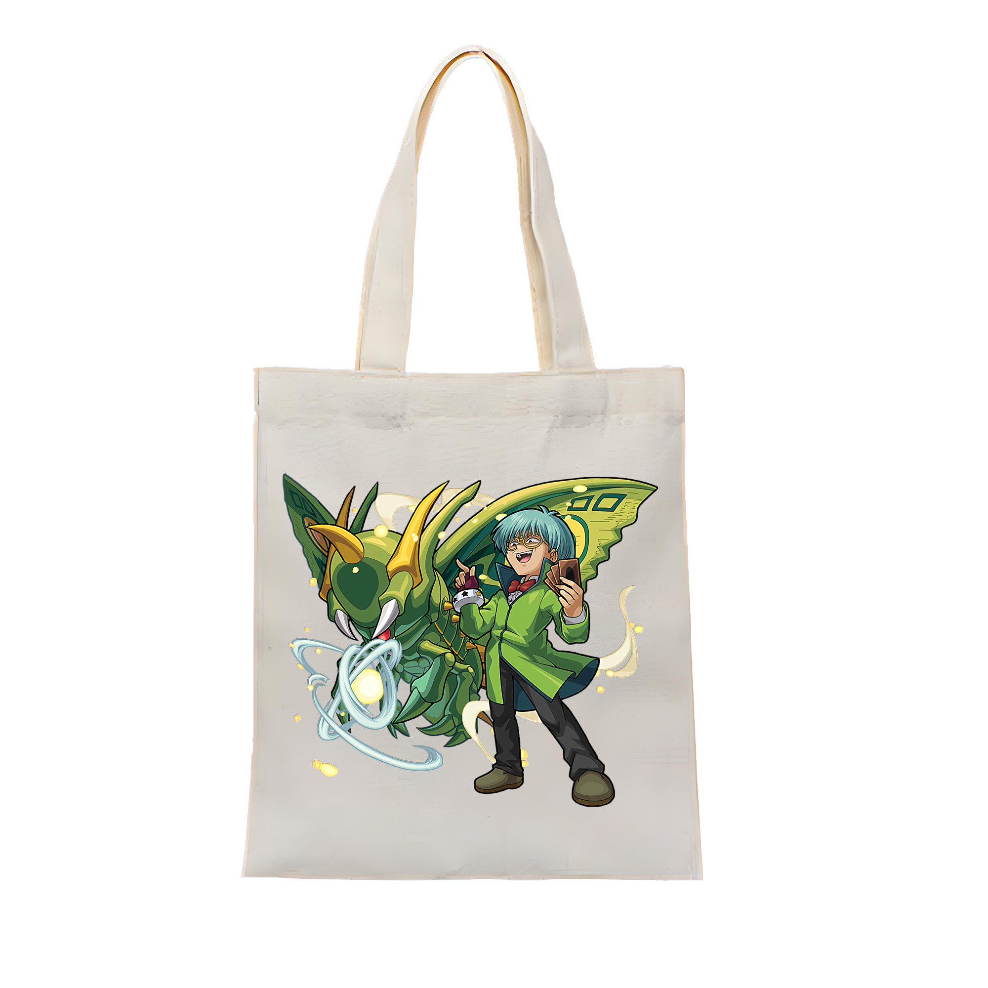 （画像用） 遊☆戯☆王 Yu-Gi-Oh! 縦型キャンバス生地手提げバッグ　トートバッグ