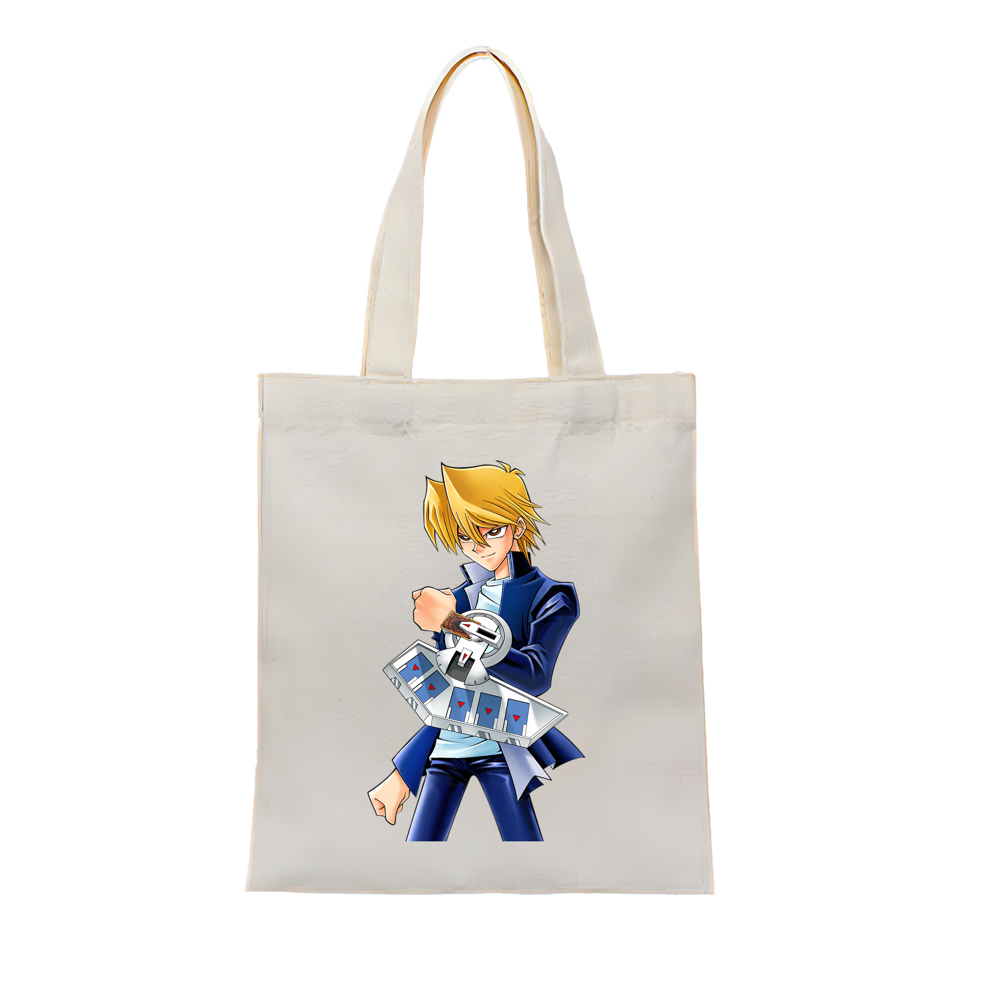 （画像用） 遊☆戯☆王 Yu-Gi-Oh! 縦型キャンバス生地手提げバッグ　トートバッグ
