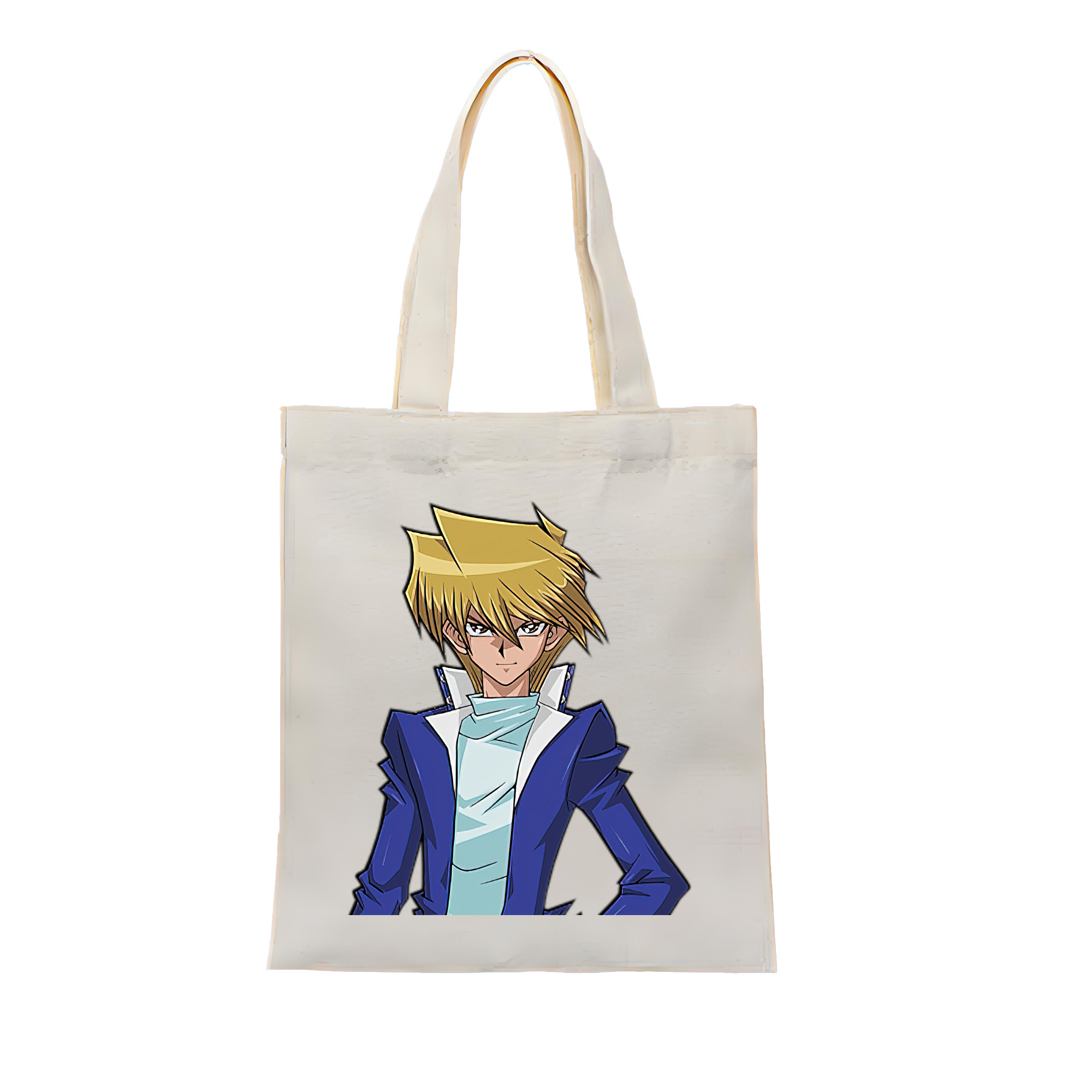 （画像用） 遊☆戯☆王 Yu-Gi-Oh! 縦型キャンバス生地手提げバッグ　トートバッグ