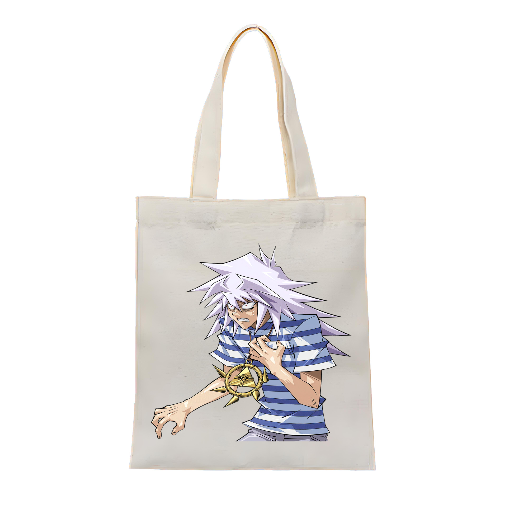（画像用） 遊☆戯☆王 Yu-Gi-Oh! 縦型キャンバス生地手提げバッグ　トートバッグ