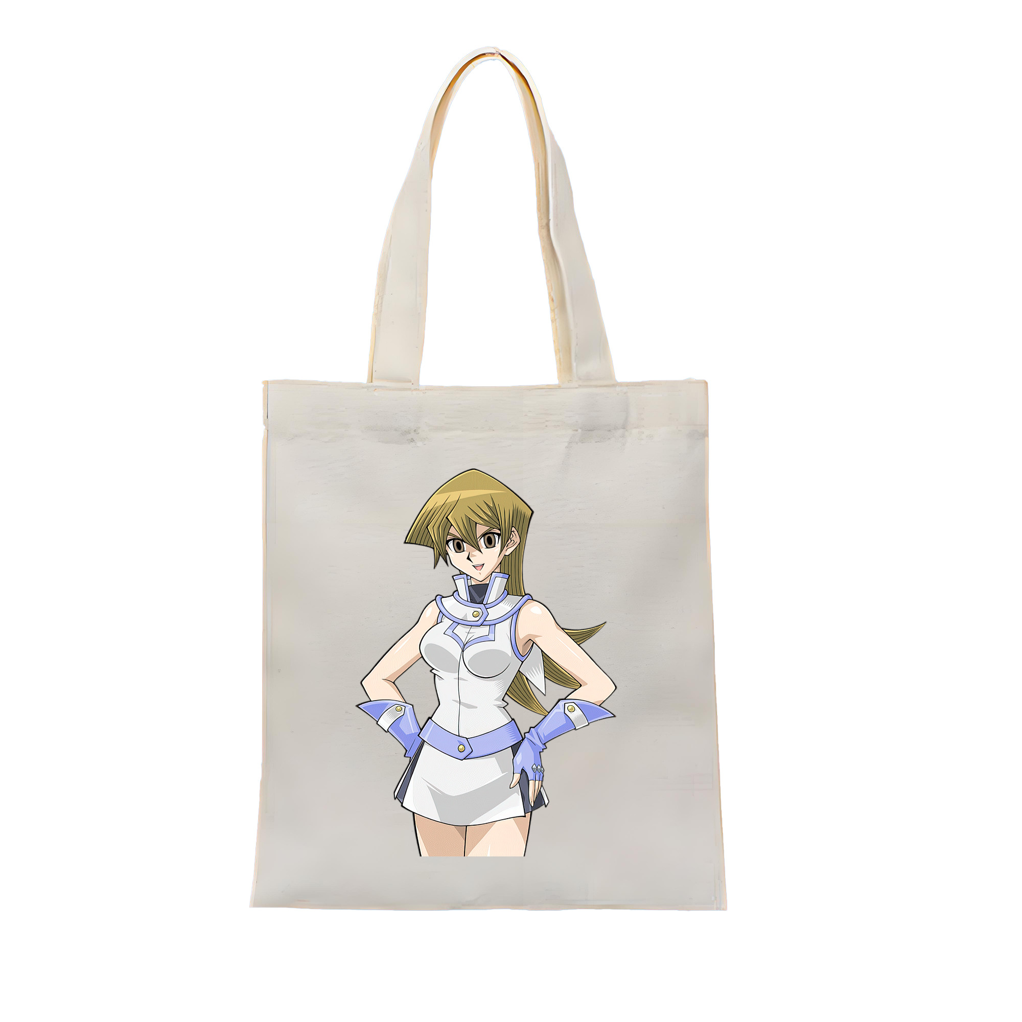 （画像用） 遊☆戯☆王 Yu-Gi-Oh! 縦型キャンバス生地手提げバッグ　トートバッグ