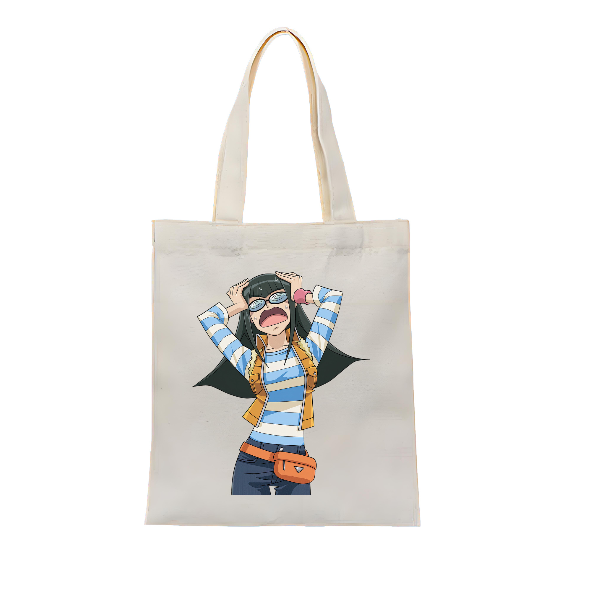 （画像用） 遊☆戯☆王 Yu-Gi-Oh! 縦型キャンバス生地手提げバッグ　トートバッグ