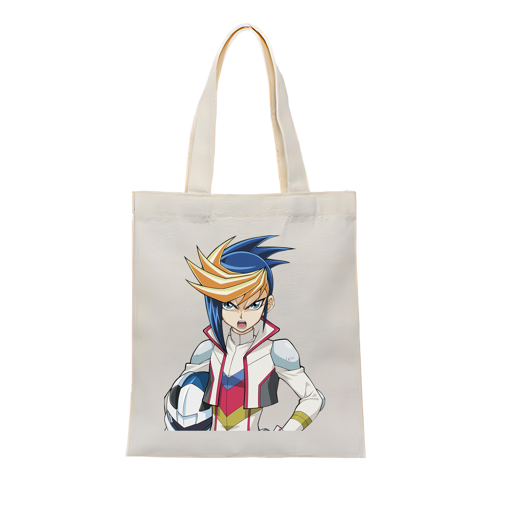 （画像用） 遊☆戯☆王 Yu-Gi-Oh! 縦型キャンバス生地手提げバッグ　トートバッグ
