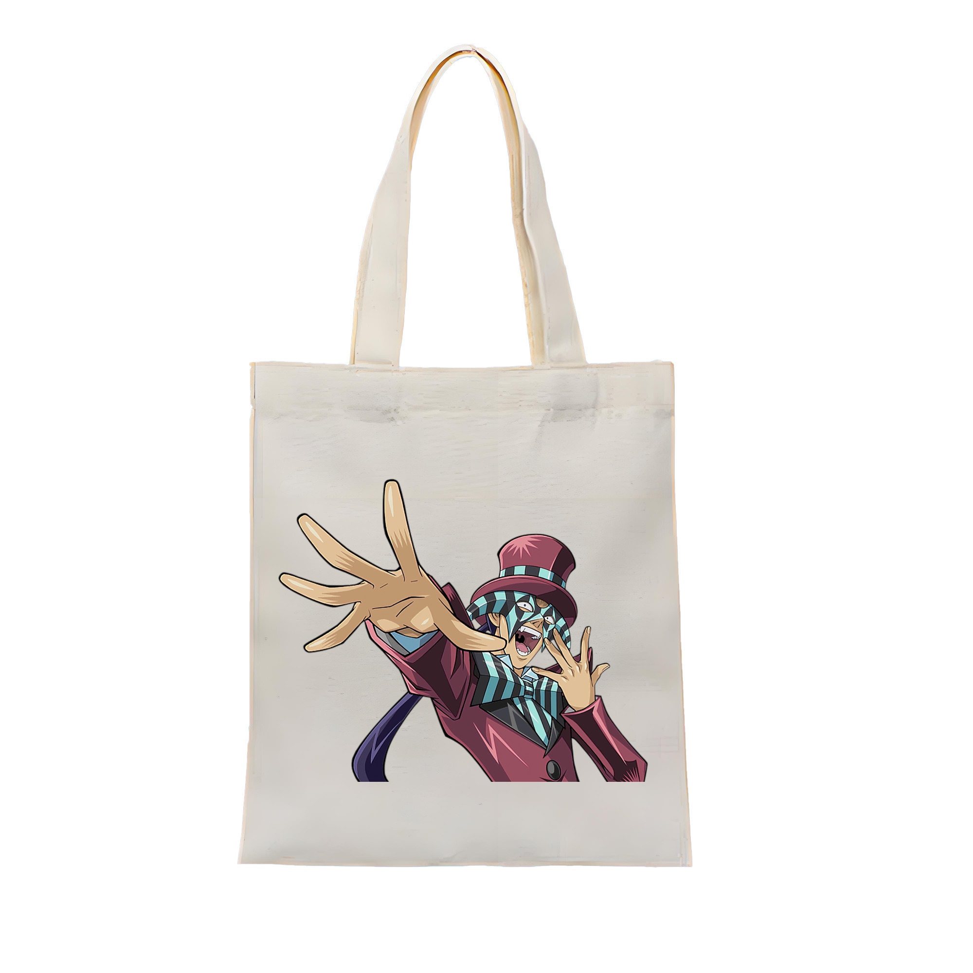 （画像用） 遊☆戯☆王 Yu-Gi-Oh! 縦型キャンバス生地手提げバッグ　トートバッグ