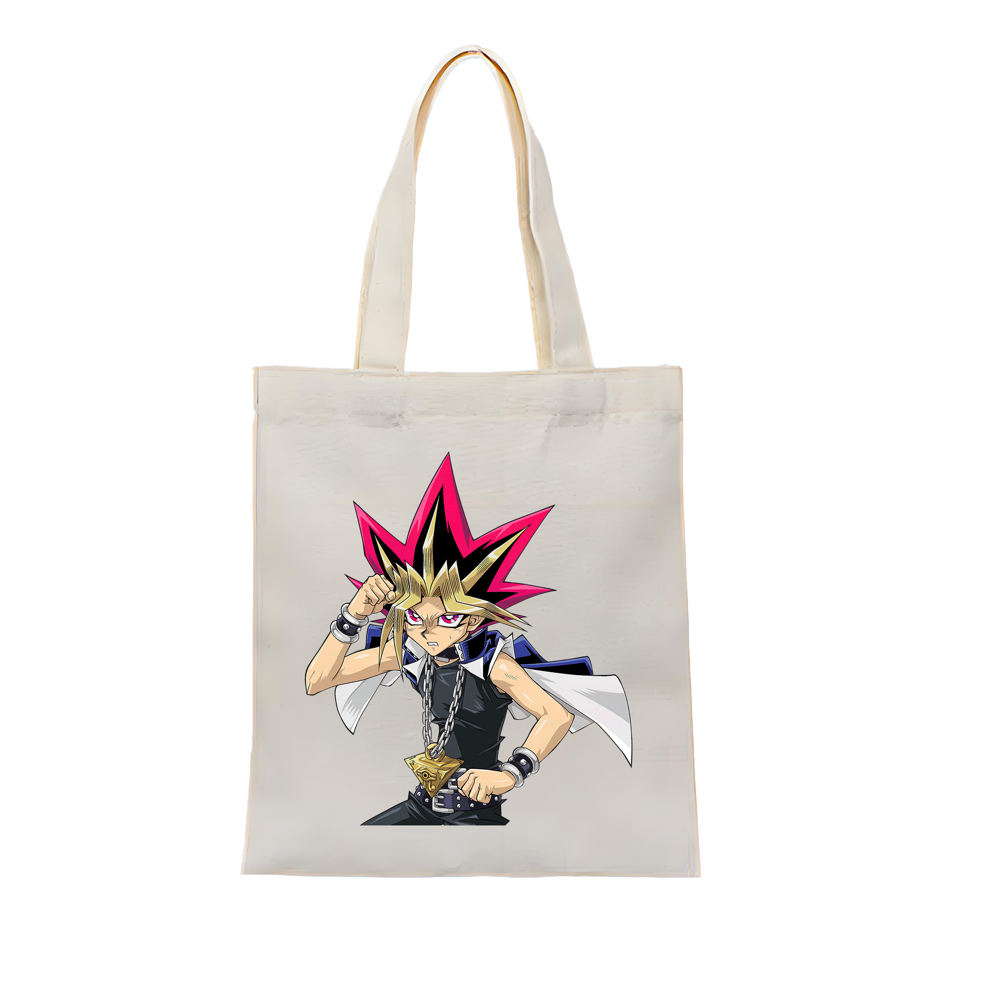 （画像用） 遊☆戯☆王 Yu-Gi-Oh! 縦型キャンバス生地手提げバッグ　トートバッグ