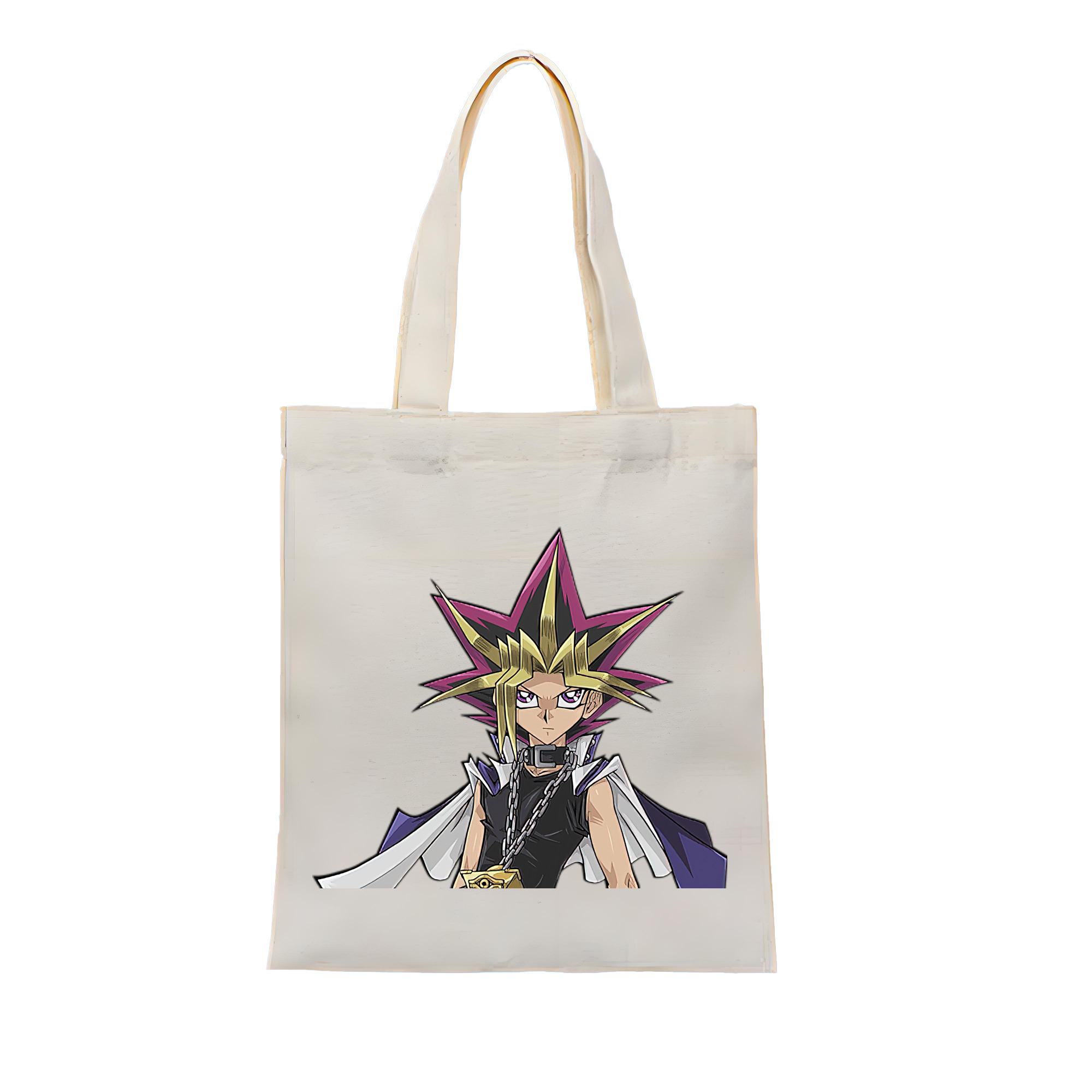 （画像用） 遊☆戯☆王 Yu-Gi-Oh! 縦型キャンバス生地手提げバッグ　トートバッグ
