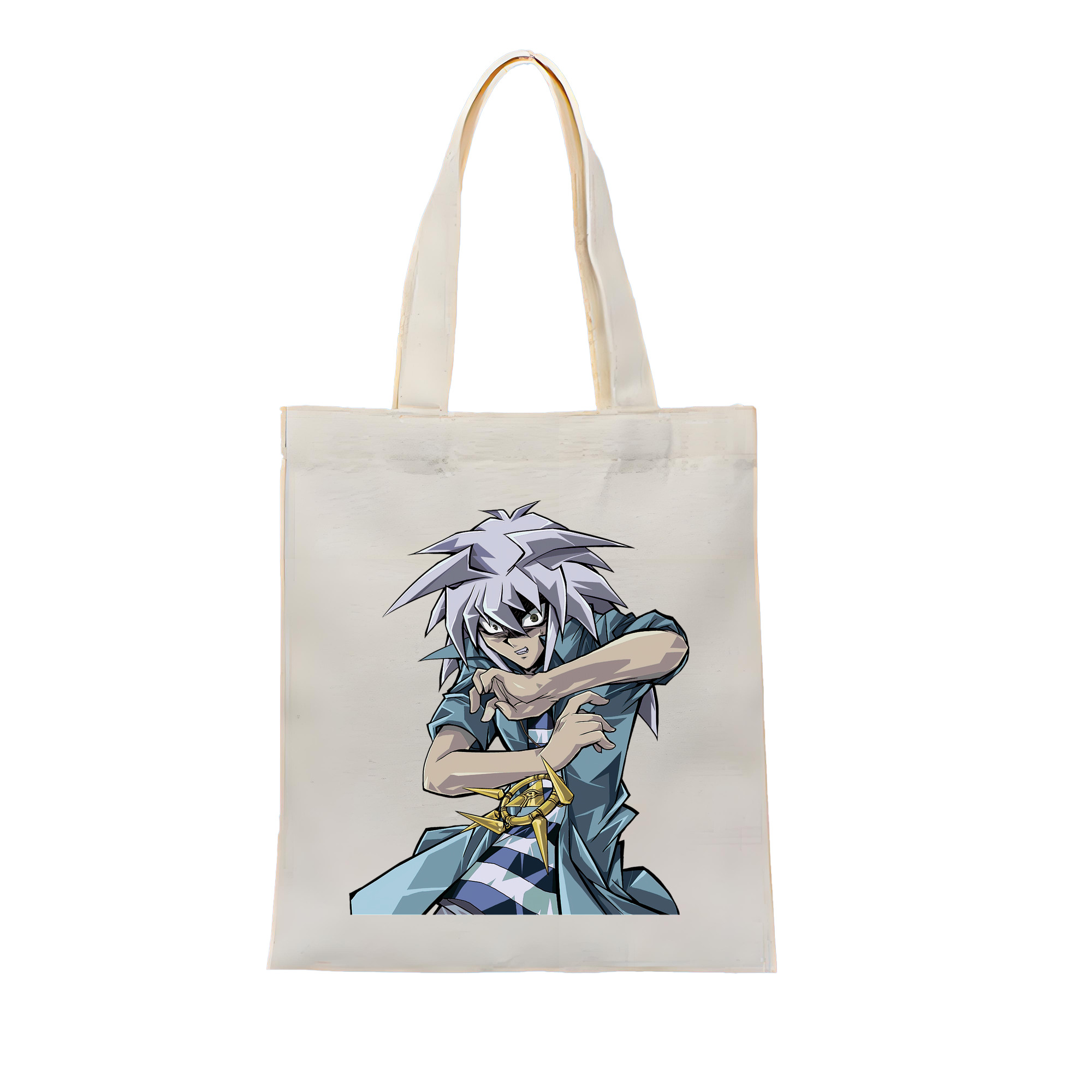 （画像用） 遊☆戯☆王 Yu-Gi-Oh! 縦型キャンバス生地手提げバッグ　トートバッグ