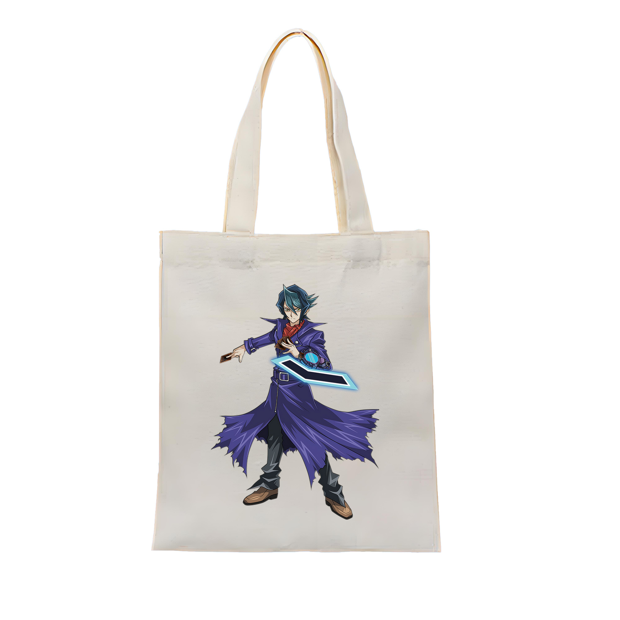 （画像用） 遊☆戯☆王 Yu-Gi-Oh! 縦型キャンバス生地手提げバッグ　トートバッグ