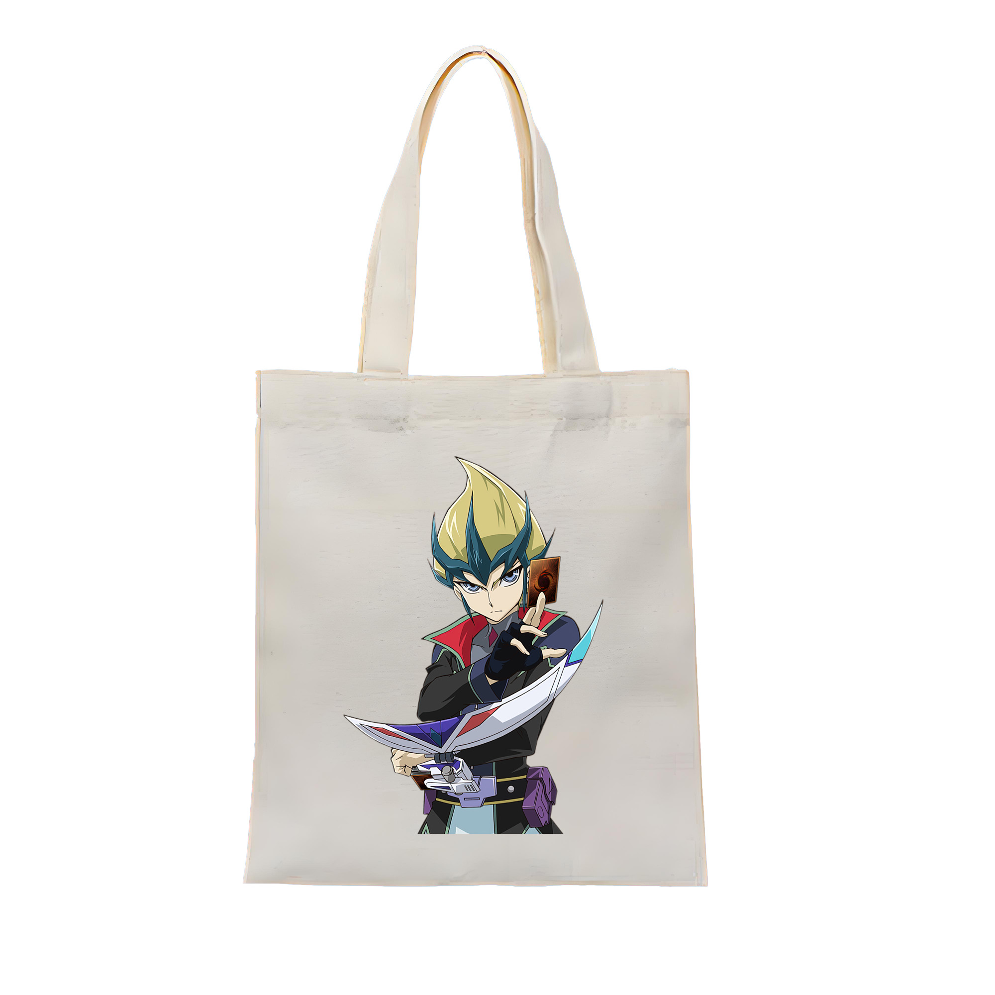 （画像用） 遊☆戯☆王 Yu-Gi-Oh! 縦型キャンバス生地手提げバッグ　トートバッグ