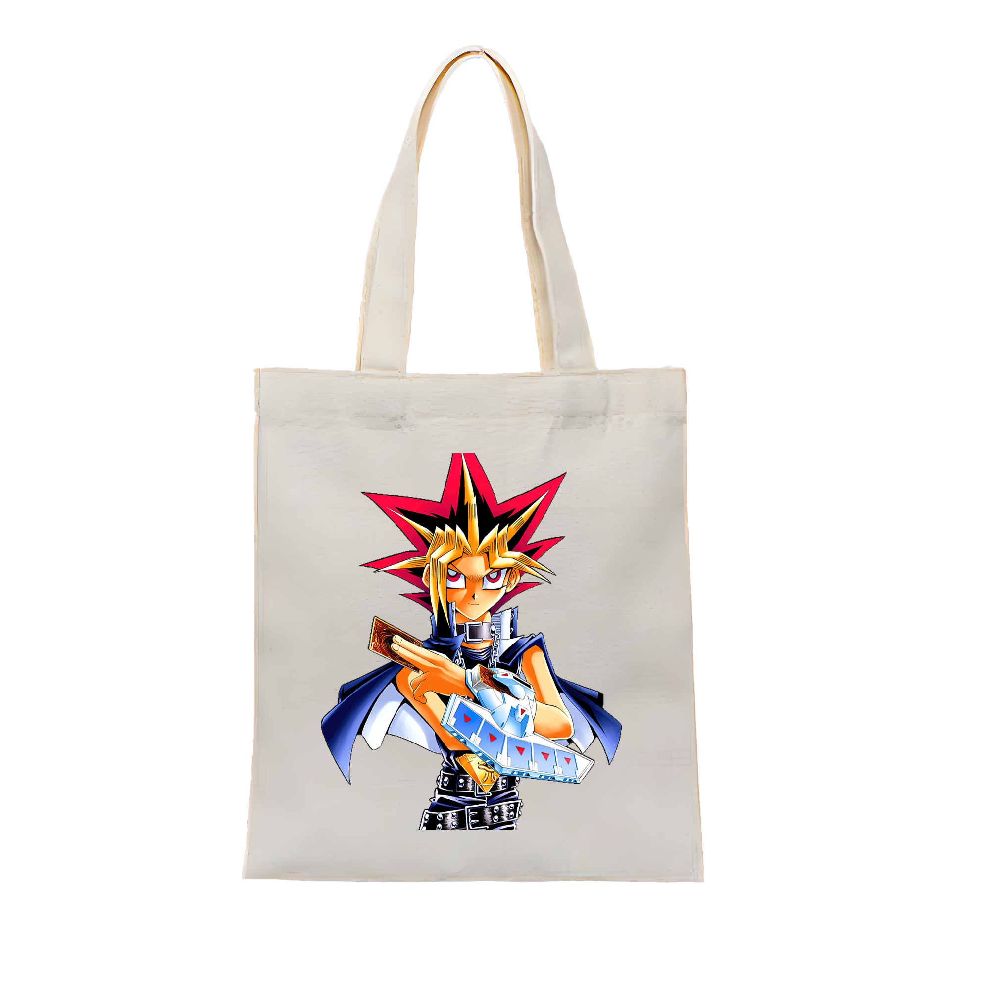 （画像用） 遊☆戯☆王 Yu-Gi-Oh! 縦型キャンバス生地手提げバッグ　トートバッグ