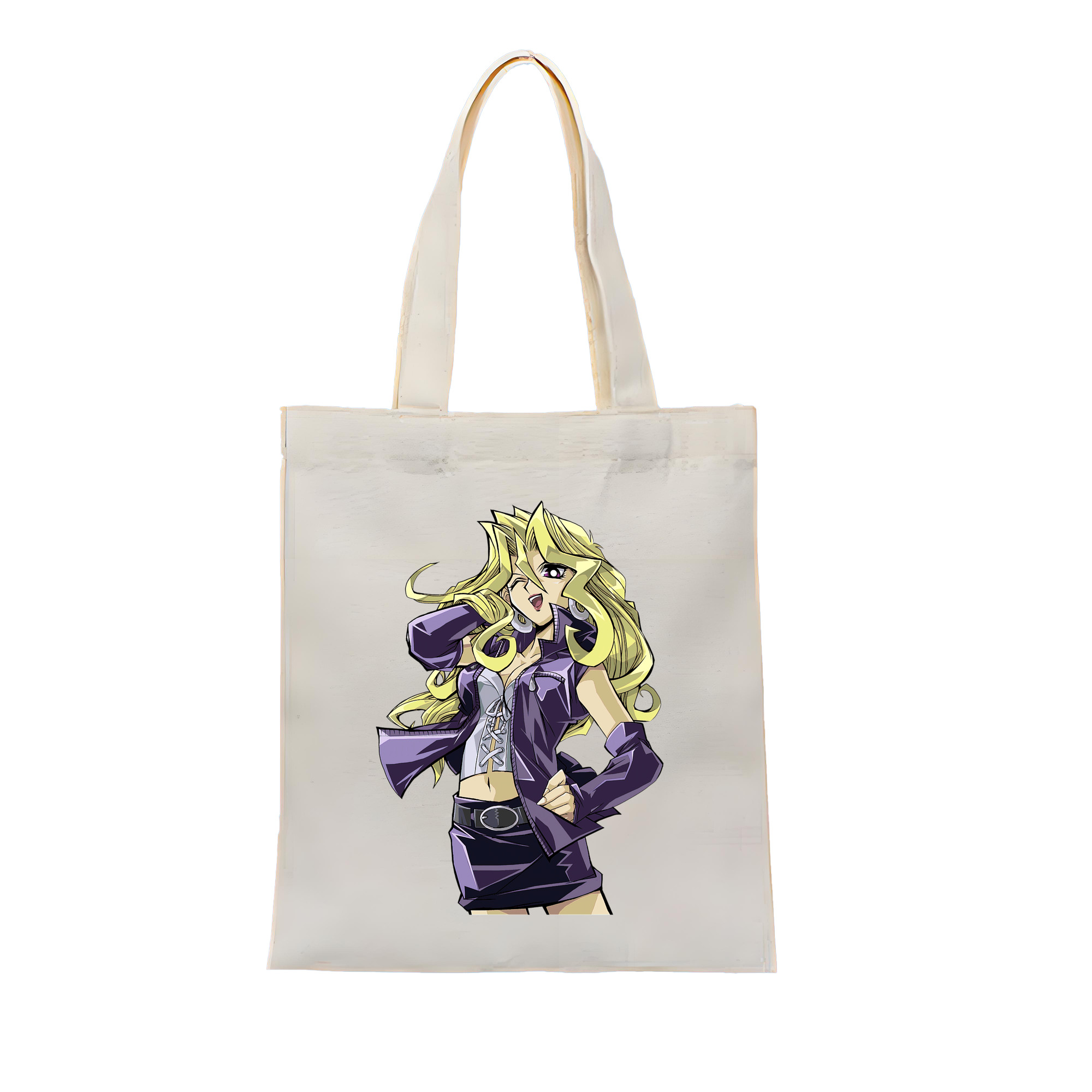 （画像用） 遊☆戯☆王 Yu-Gi-Oh! 縦型キャンバス生地手提げバッグ　トートバッグ