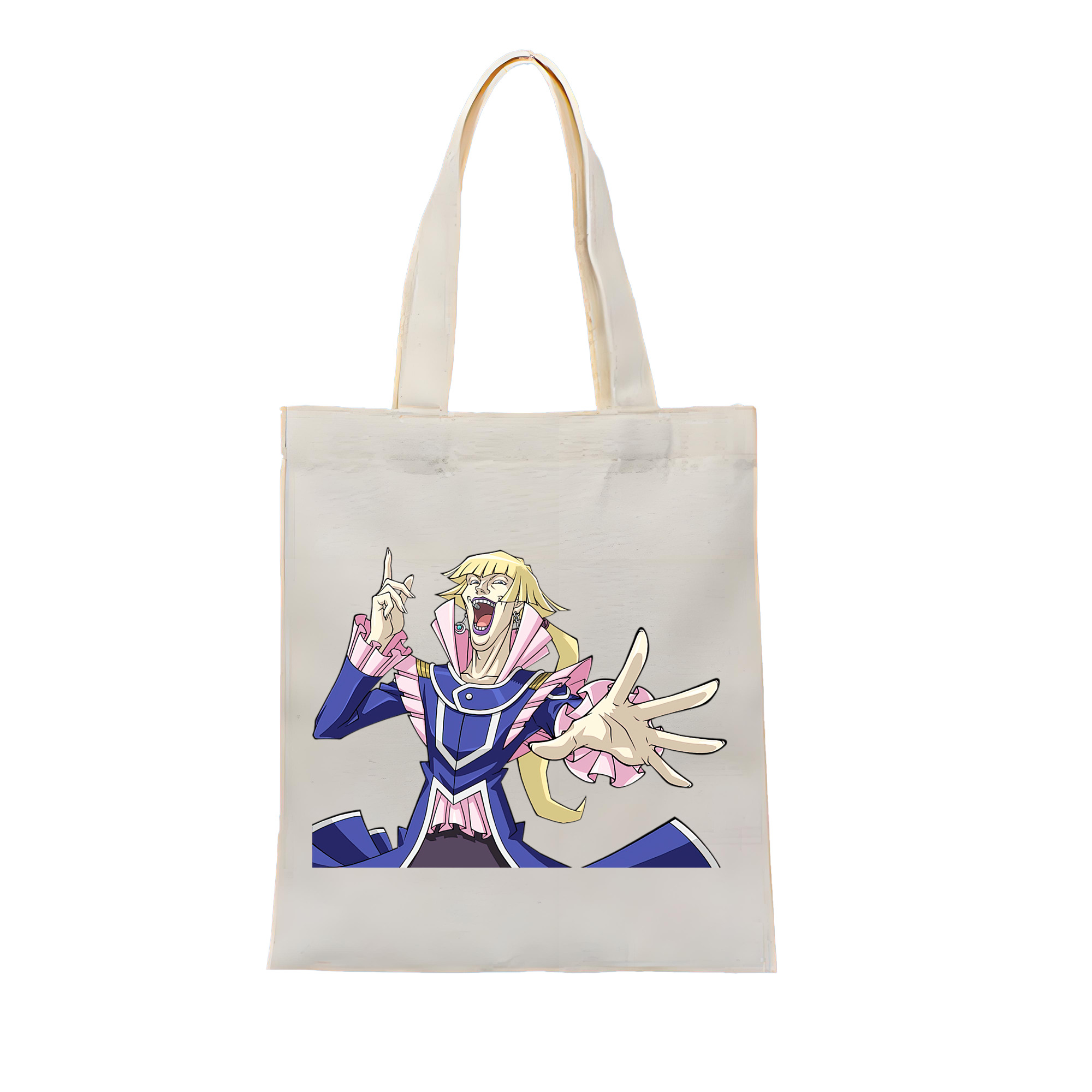 （画像用） 遊☆戯☆王 Yu-Gi-Oh! 縦型キャンバス生地手提げバッグ　トートバッグ