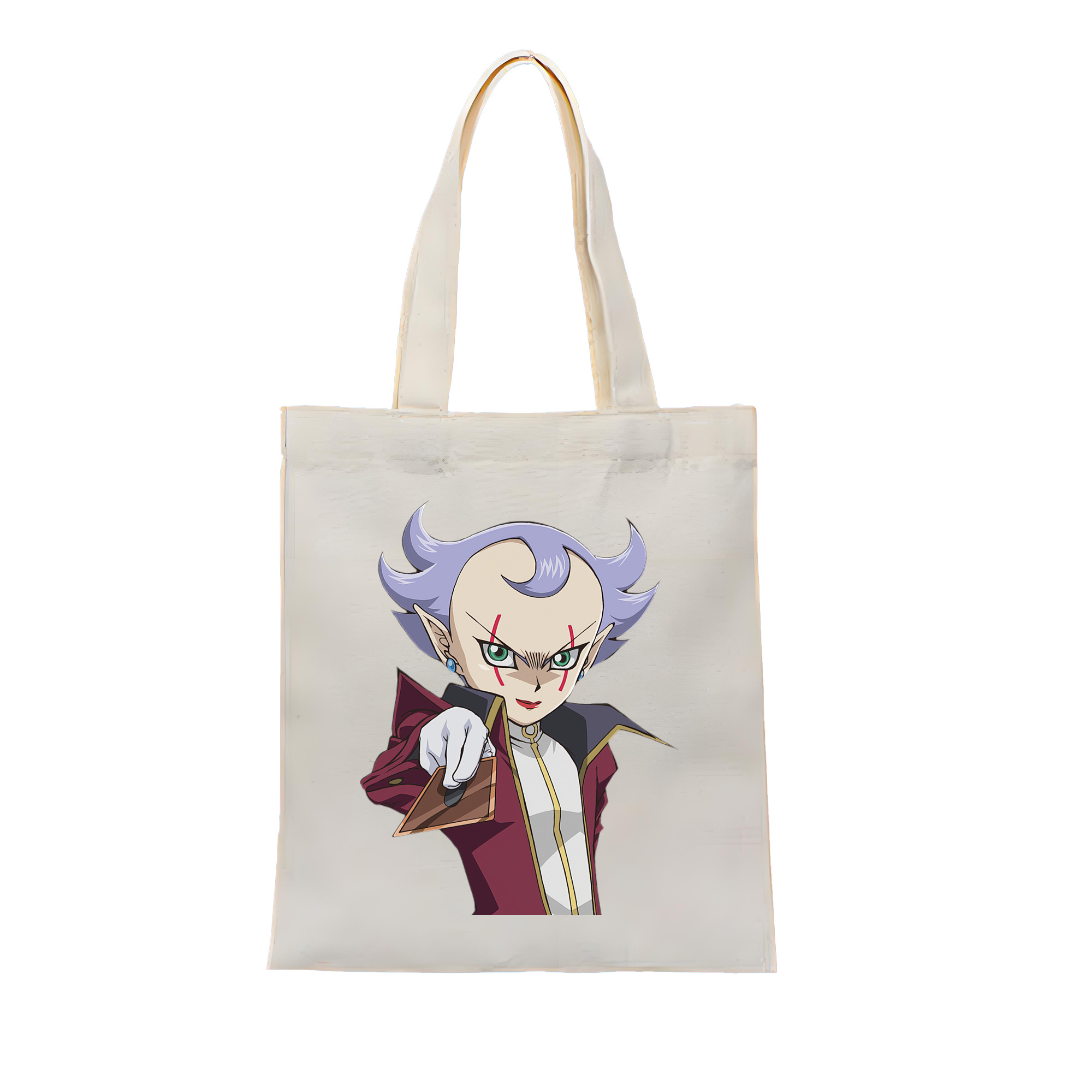 （画像用） 遊☆戯☆王 Yu-Gi-Oh! 縦型キャンバス生地手提げバッグ　トートバッグ
