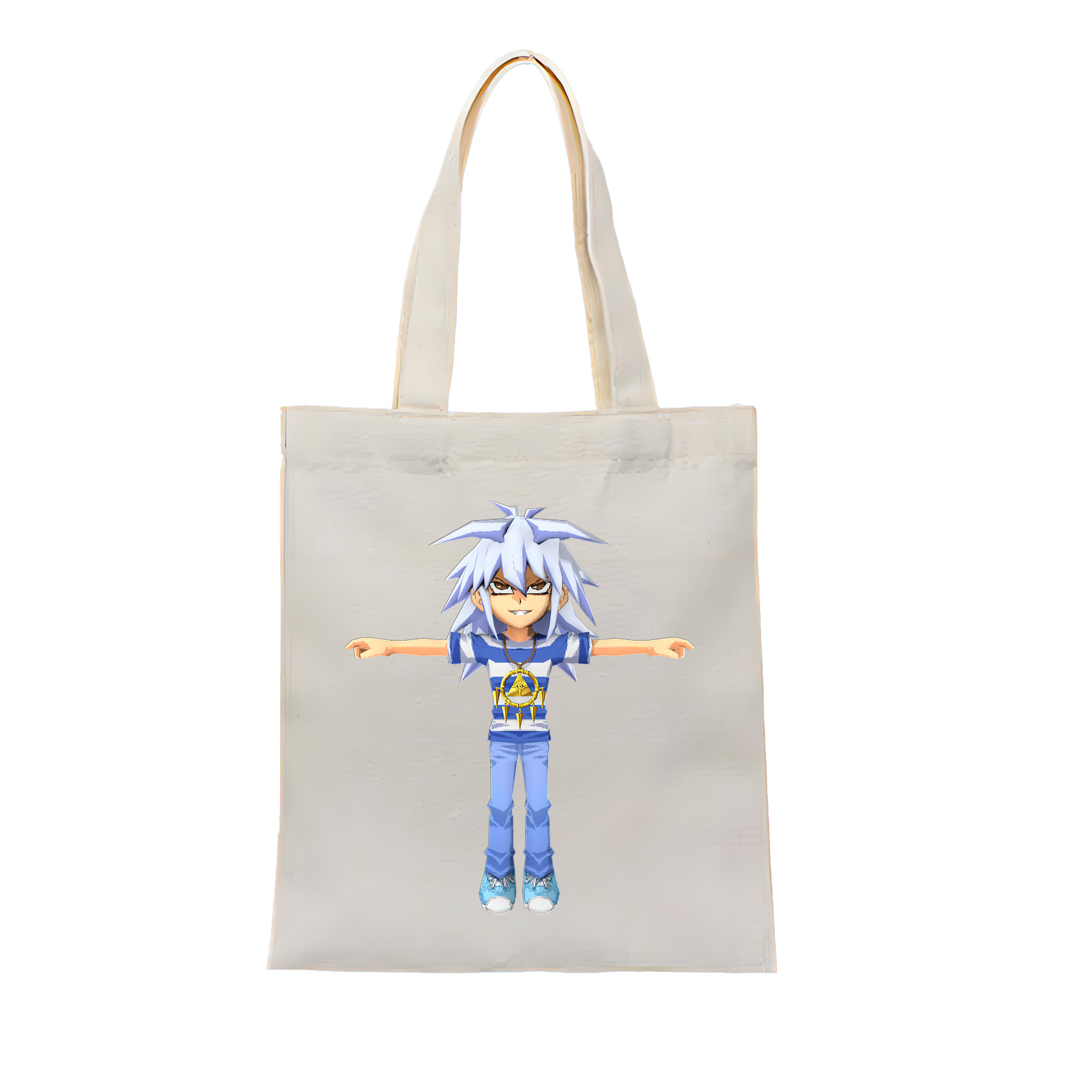 （画像用） 遊☆戯☆王 Yu-Gi-Oh! 縦型キャンバス生地手提げバッグ　トートバッグ