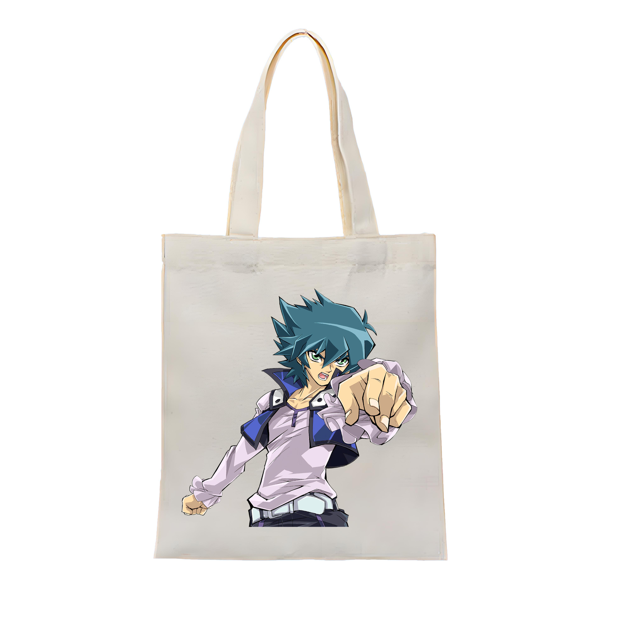 （画像用） 遊☆戯☆王 Yu-Gi-Oh! 縦型キャンバス生地手提げバッグ　トートバッグ