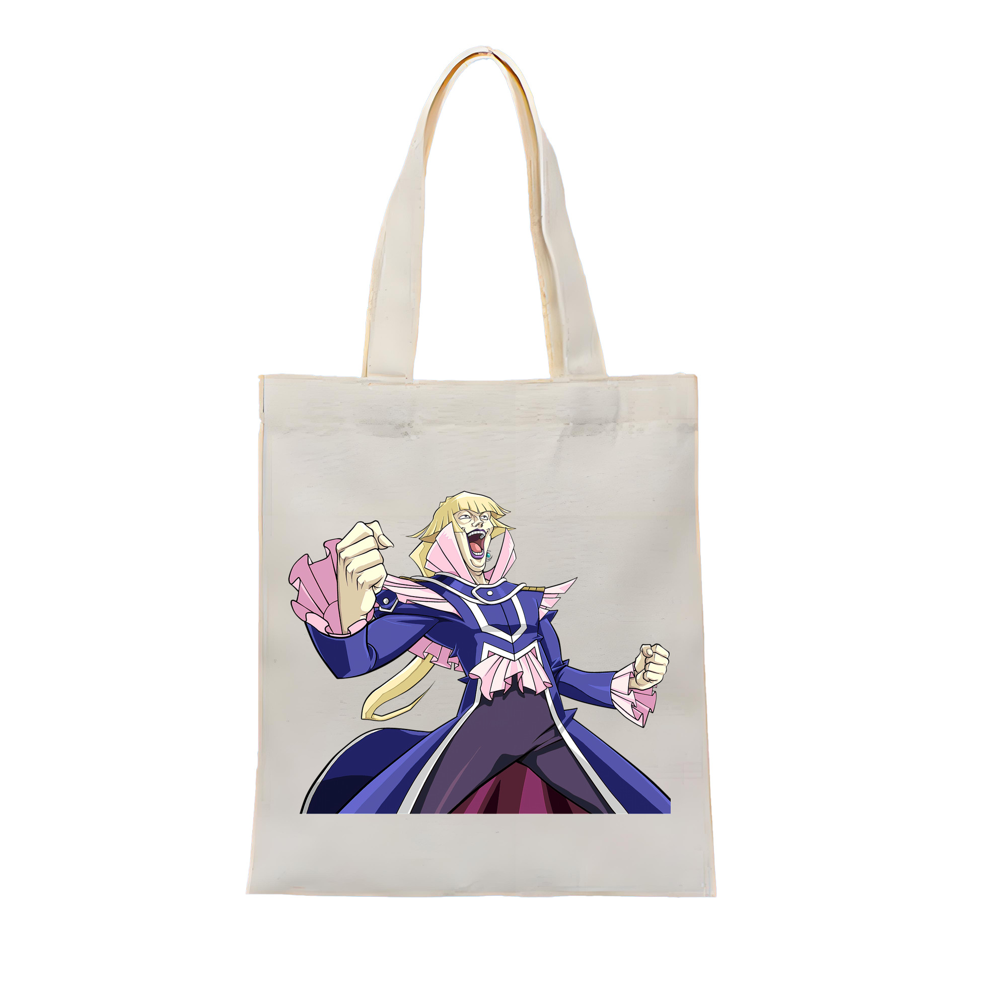 （画像用） 遊☆戯☆王 Yu-Gi-Oh! 縦型キャンバス生地手提げバッグ　トートバッグ