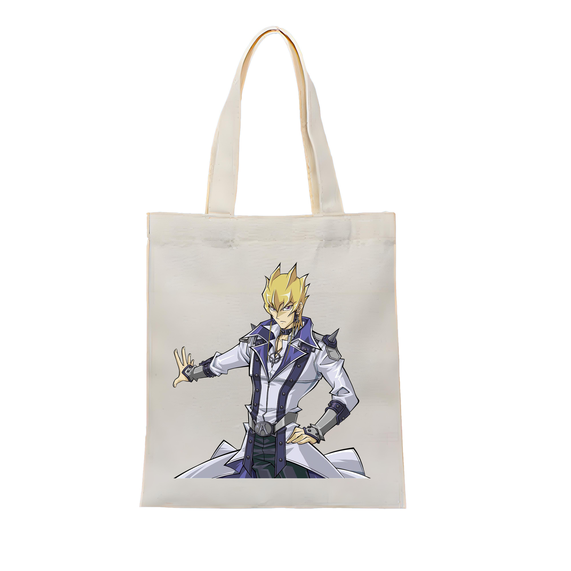 （画像用） 遊☆戯☆王 Yu-Gi-Oh! 縦型キャンバス生地手提げバッグ　トートバッグ