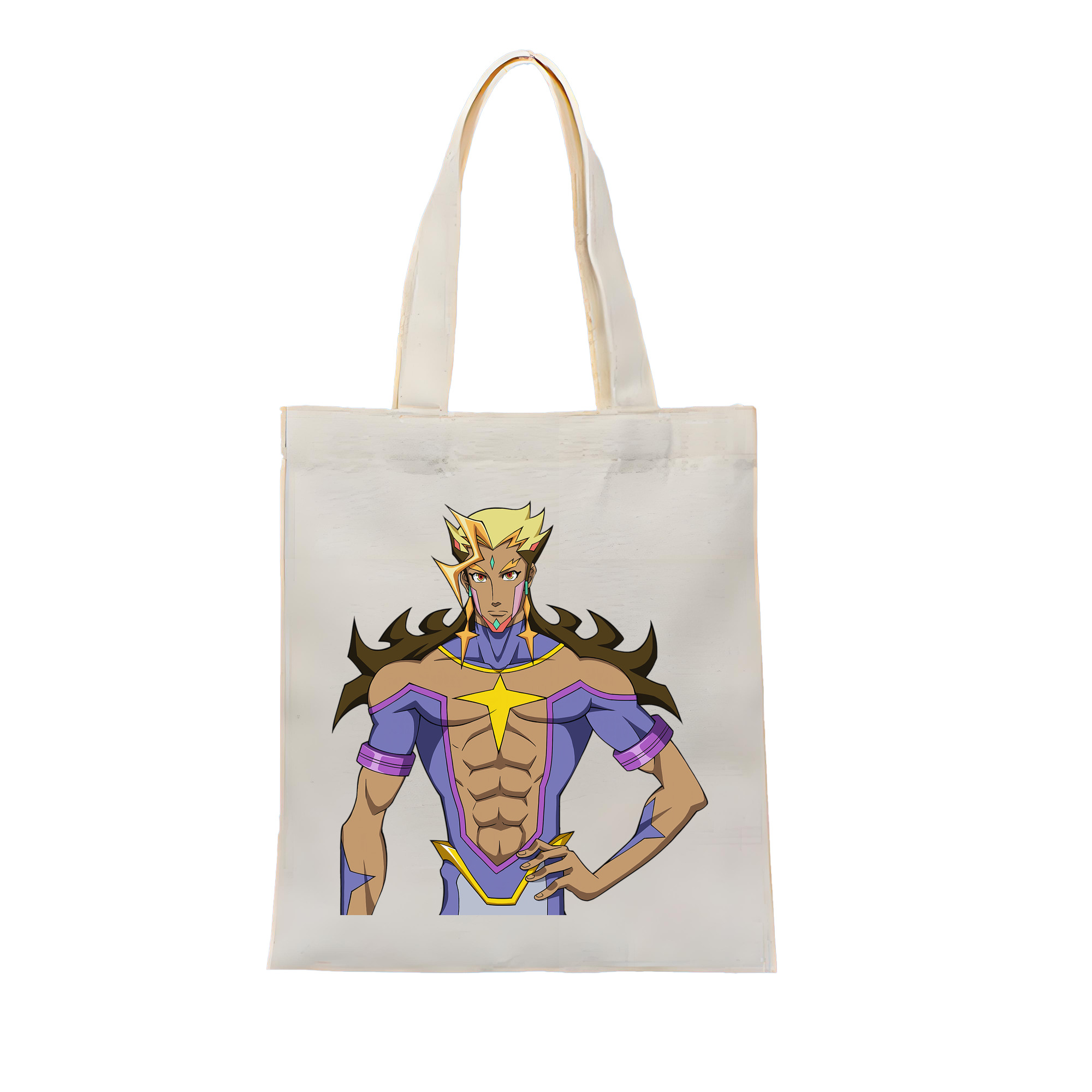 （画像用） 遊☆戯☆王 Yu-Gi-Oh! 縦型キャンバス生地手提げバッグ　トートバッグ