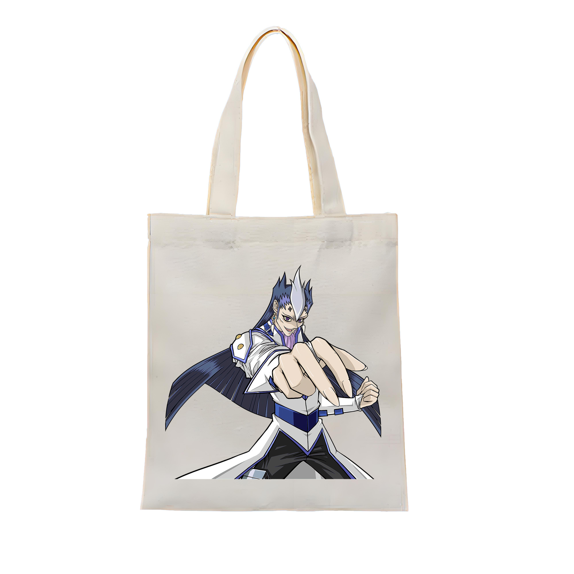 （画像用） 遊☆戯☆王 Yu-Gi-Oh! 縦型キャンバス生地手提げバッグ　トートバッグ