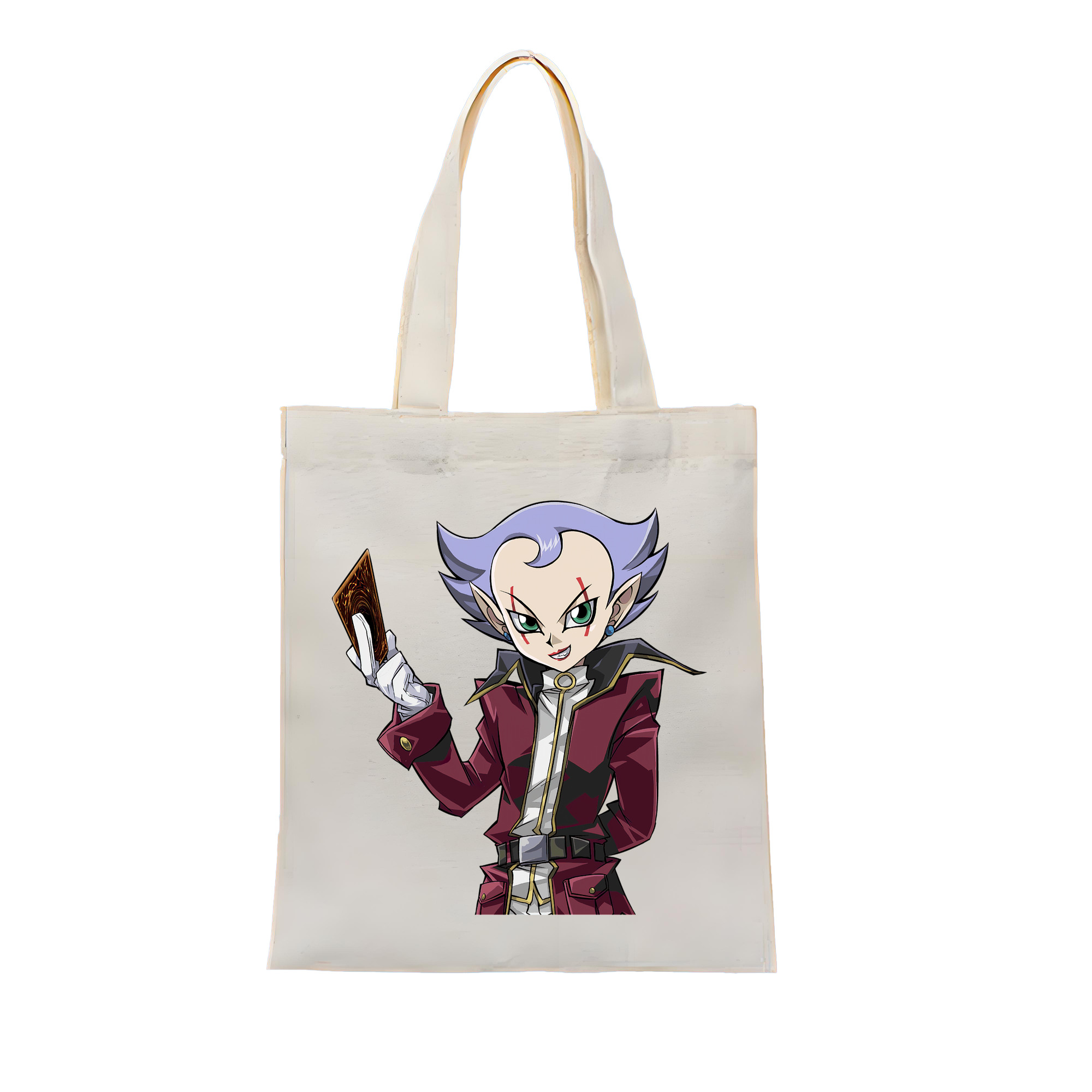 （画像用） 遊☆戯☆王 Yu-Gi-Oh! 縦型キャンバス生地手提げバッグ　トートバッグ