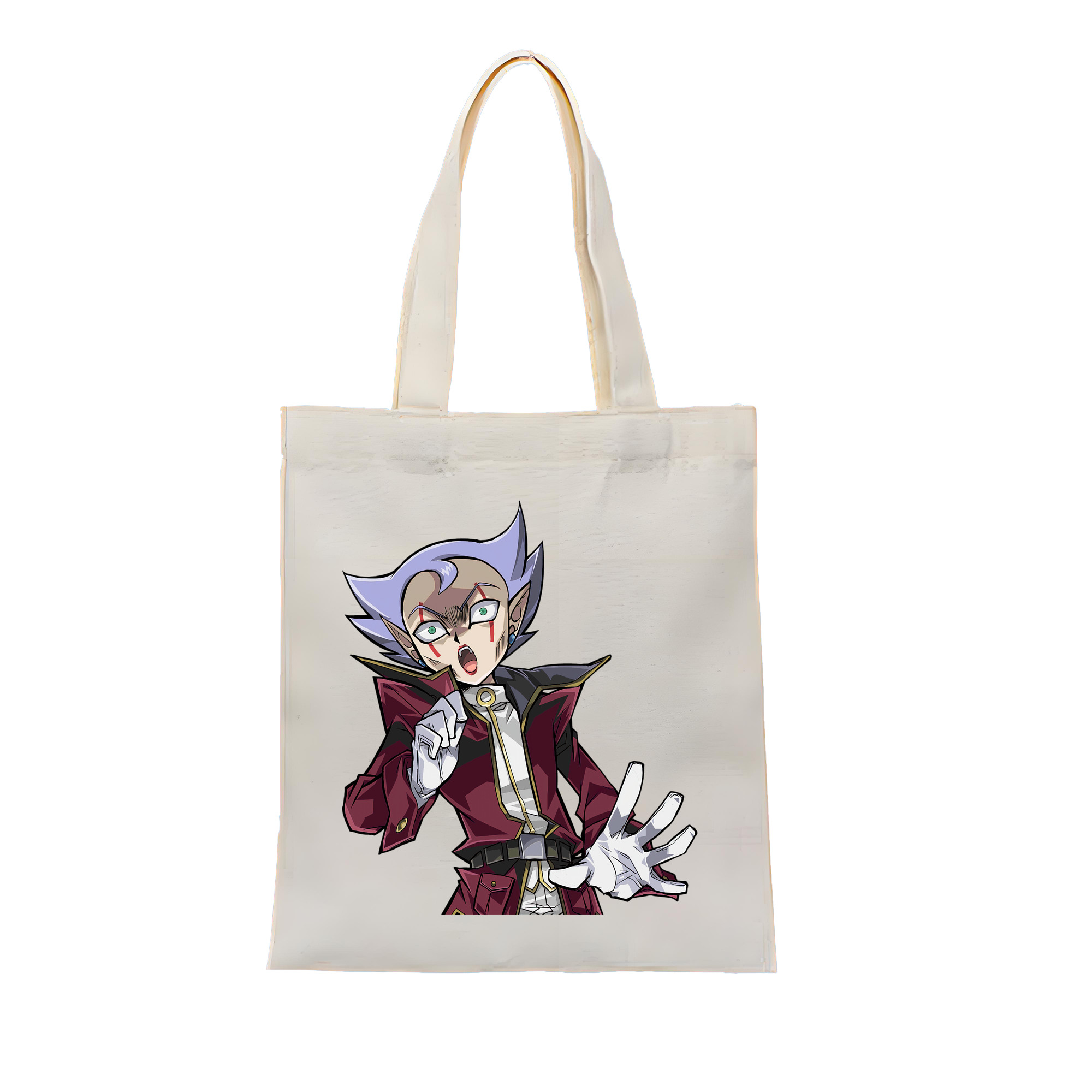 （画像用） 遊☆戯☆王 Yu-Gi-Oh! 縦型キャンバス生地手提げバッグ　トートバッグ