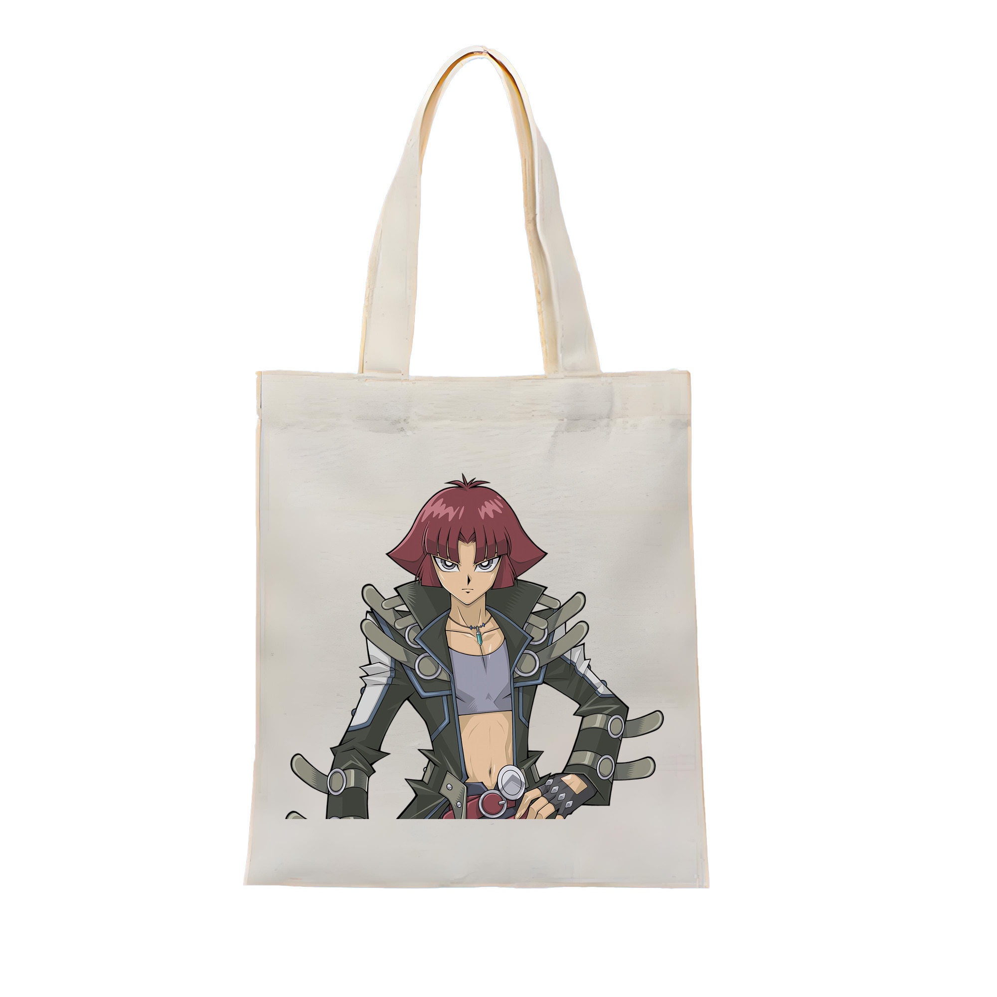 （画像用） 遊☆戯☆王 Yu-Gi-Oh! 縦型キャンバス生地手提げバッグ　トートバッグ