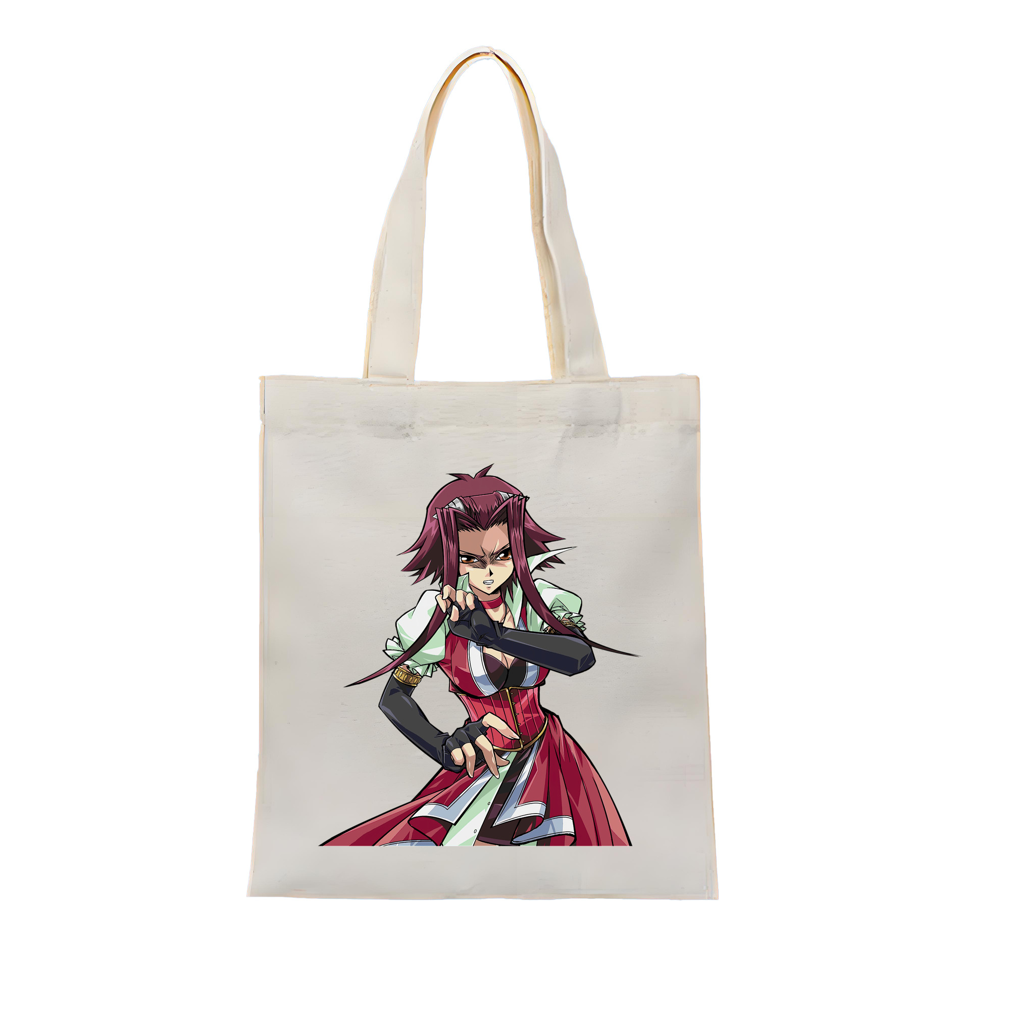 （画像用） 遊☆戯☆王 Yu-Gi-Oh! 縦型キャンバス生地手提げバッグ　トートバッグ