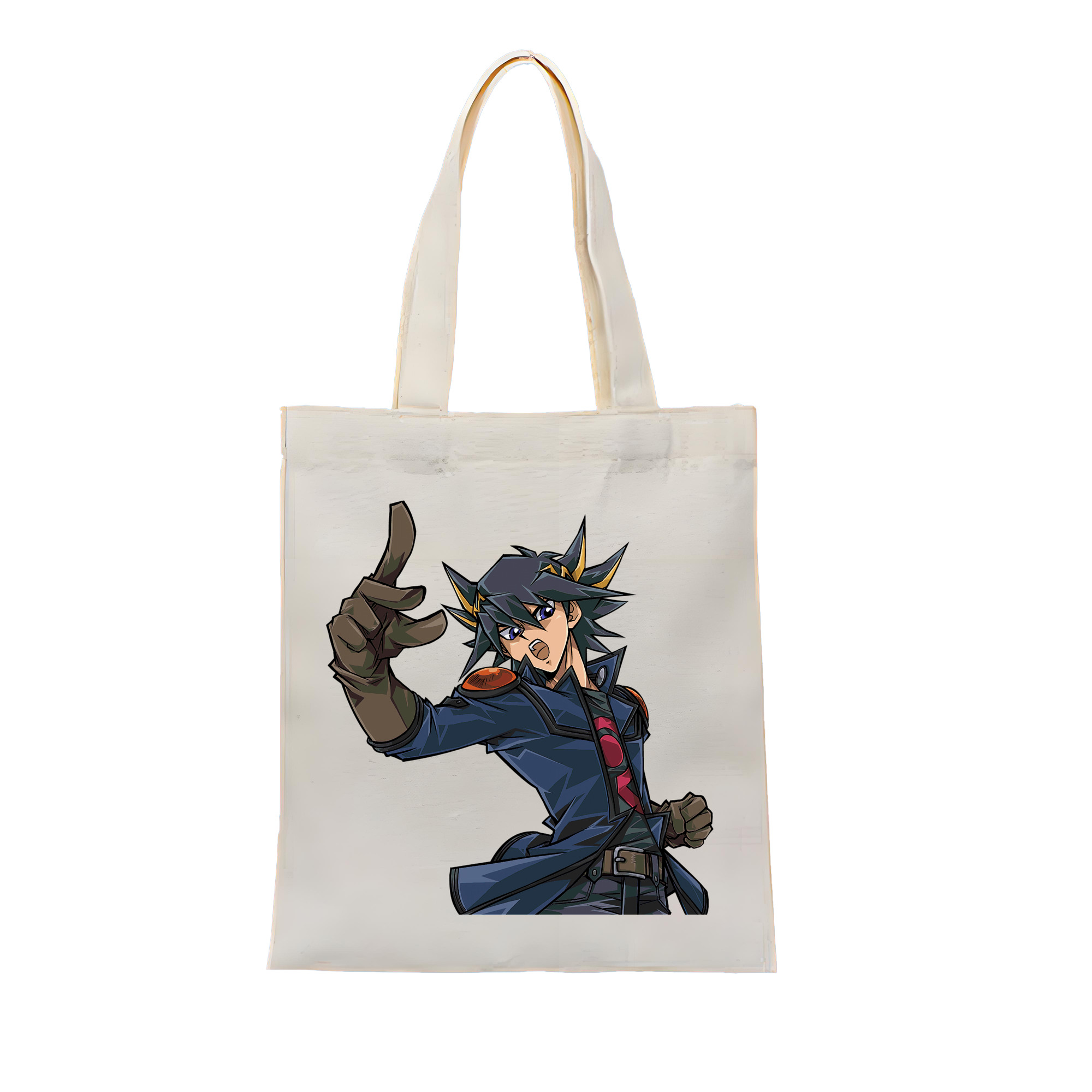 （画像用） 遊☆戯☆王 Yu-Gi-Oh! 縦型キャンバス生地手提げバッグ　トートバッグ